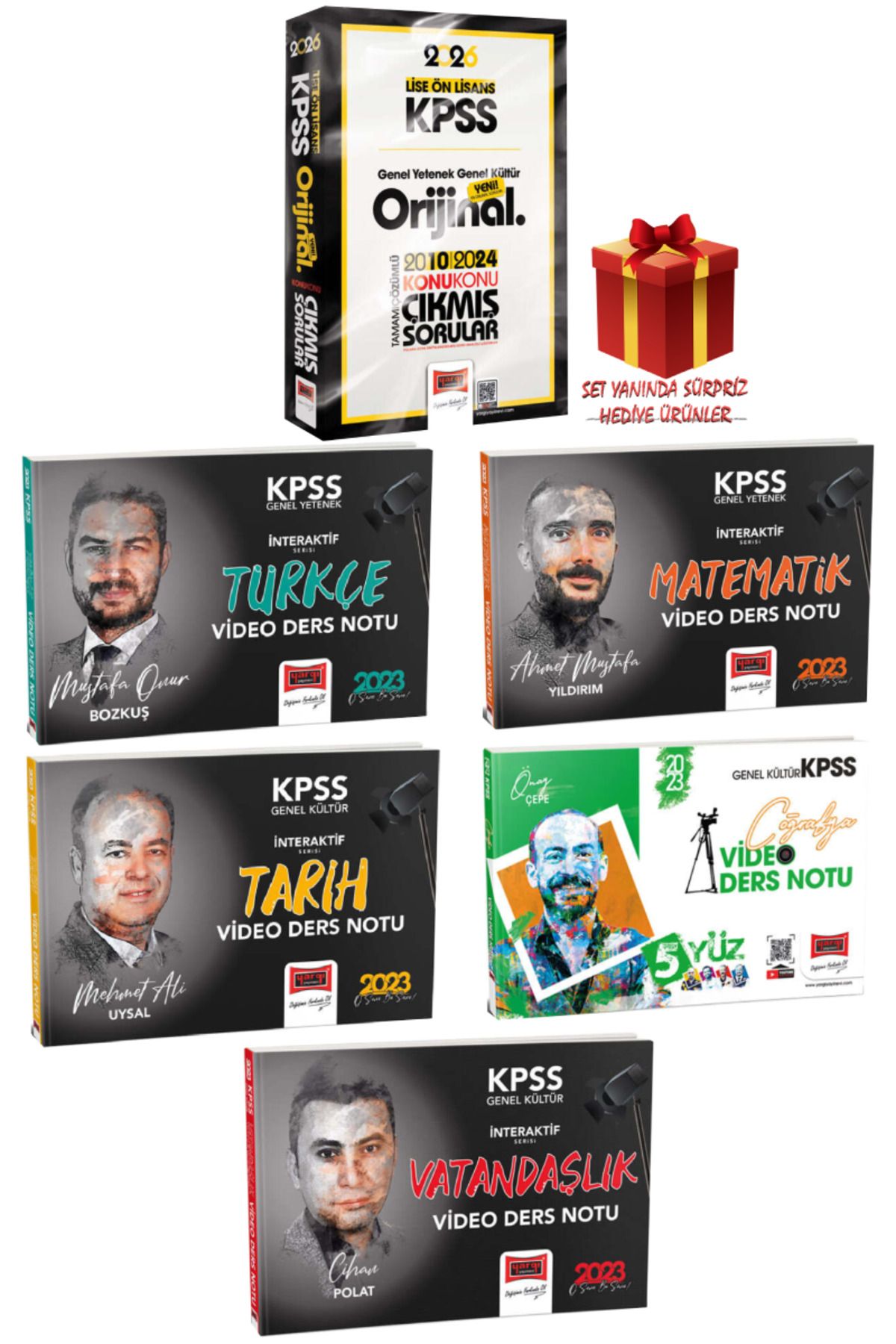 Yargı Yayınları 2026KPSS Lise-Ön Lisans Çıkmış Sorular 2010-2024+Türkçe Matematik Tarih Coğrafya Vatandaşlık Konu