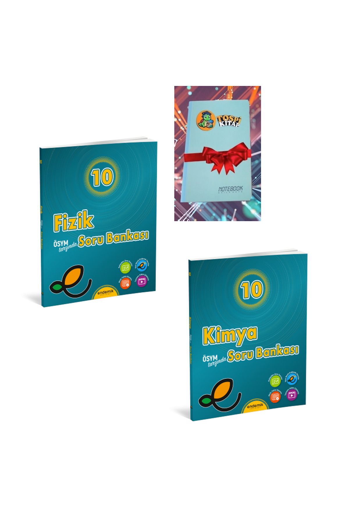 Karma Kitaplar 10.Sınıf KİMYA + FİZİK Soru Bankası- Yeni (DEFTER HEDİYELİ)