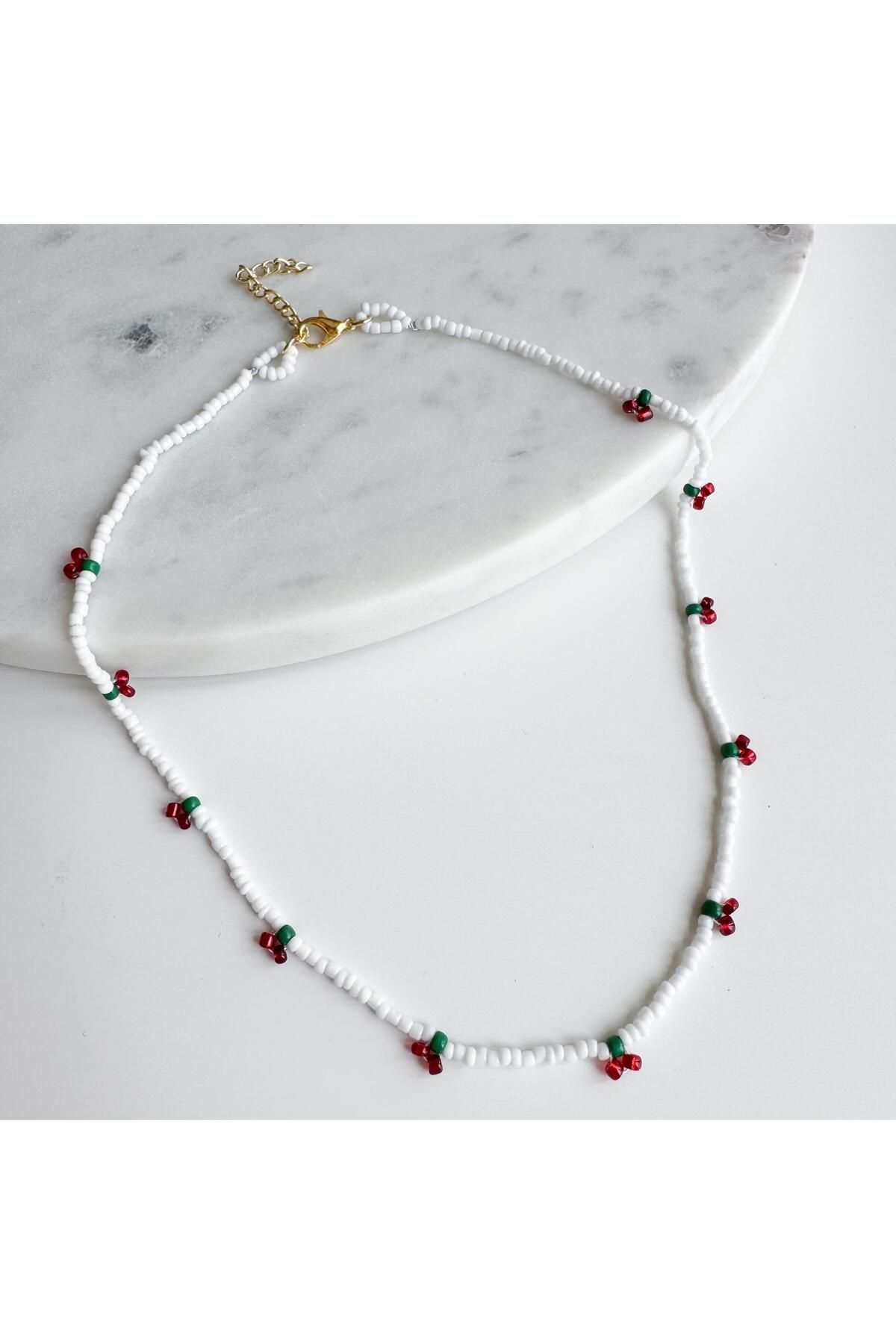 Venus Design Boncuk Kiraz Kolye