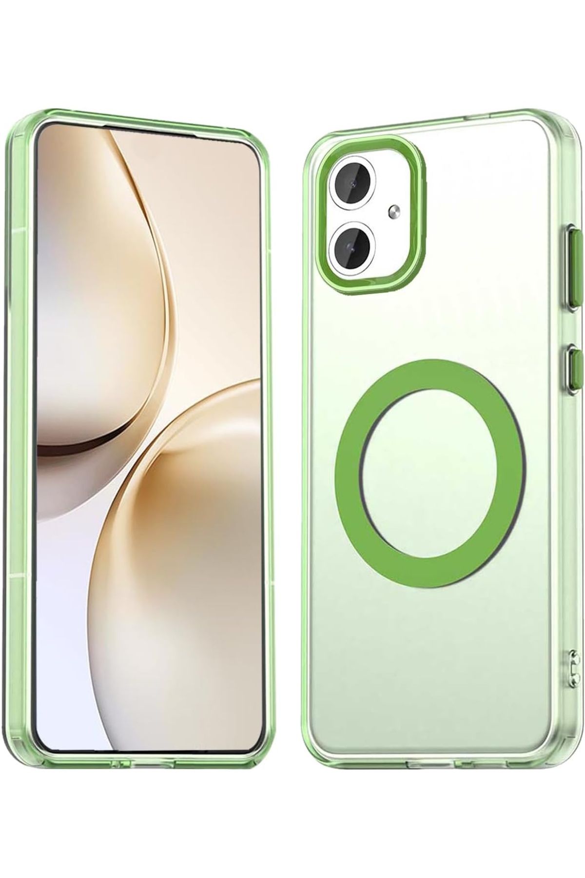 m.tk moveteck iPhone 11 Kılıf Kamera Çıkıntılı Mat Magsafe Şarj Özellikli Kenarları Renkli Premium Sert Kapak