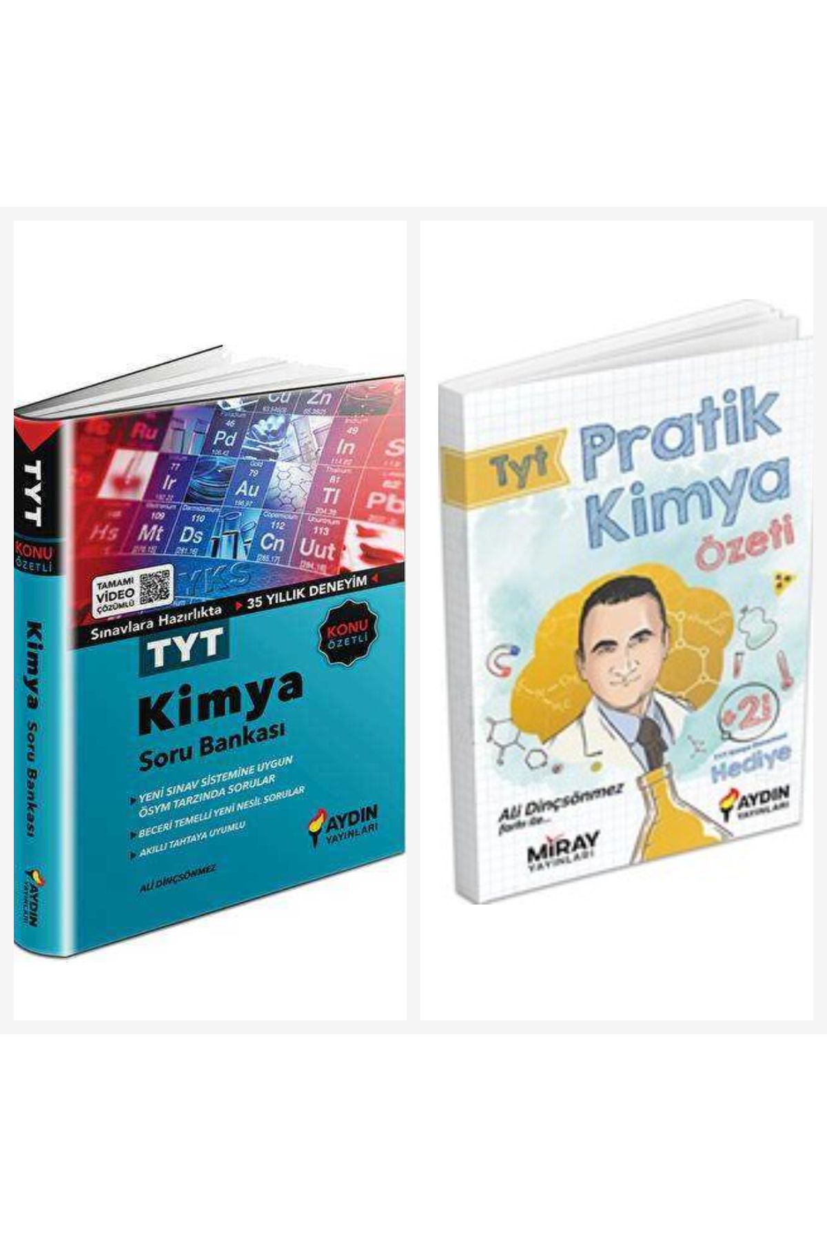 Yanıt Yayınları Aydın Yayınları Tyt Kimya Konu Özetli Soru Bankası & Tyt Pratik Kimya Özeti Cep Kitabı