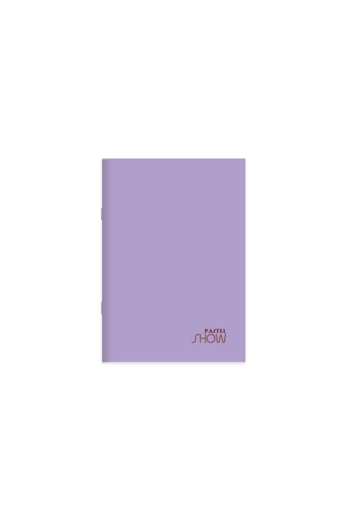 KESKİN COLOR Keskin A5 60 Yp.Çiz. PP Kp.Dikişli Pastel Show Defter - Mor