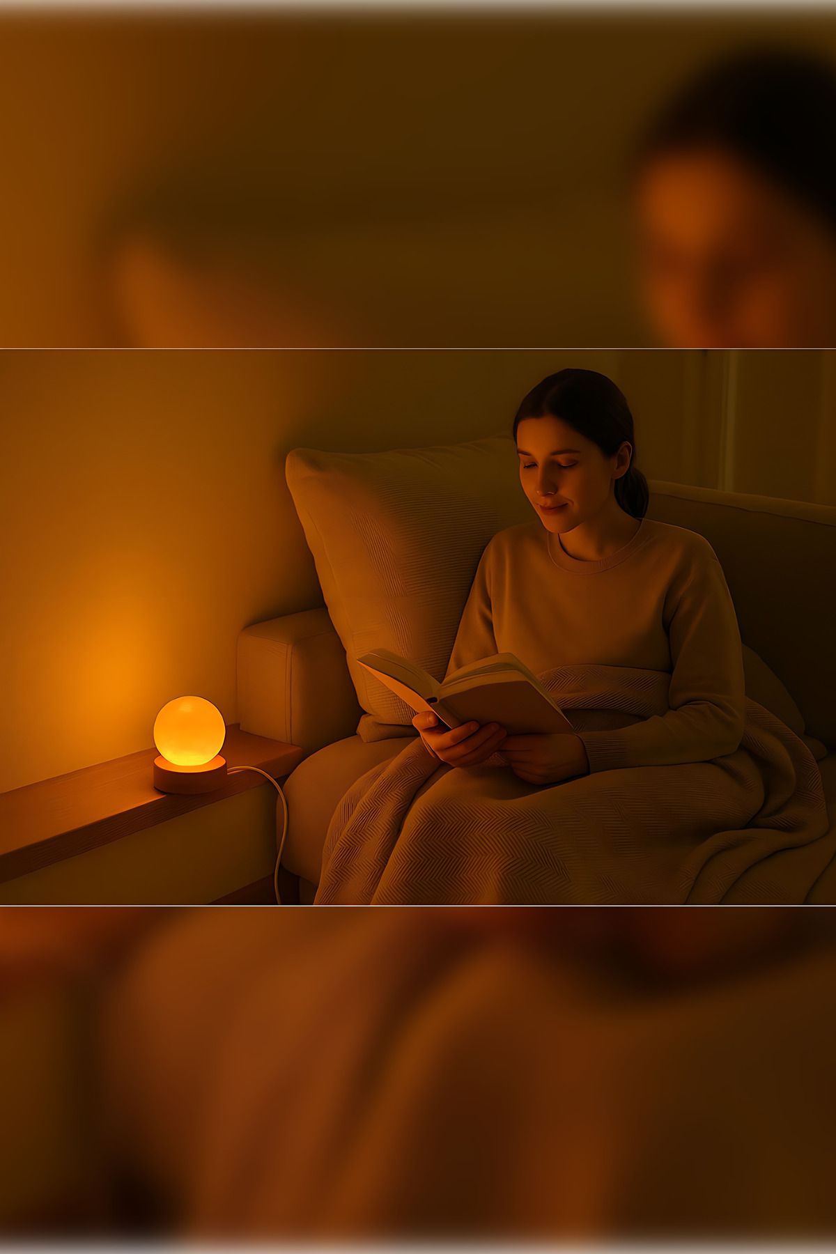 Decorstation KÜRETUZ - 3’Ü 1 ARADA DOĞAL MASA LAMBASI