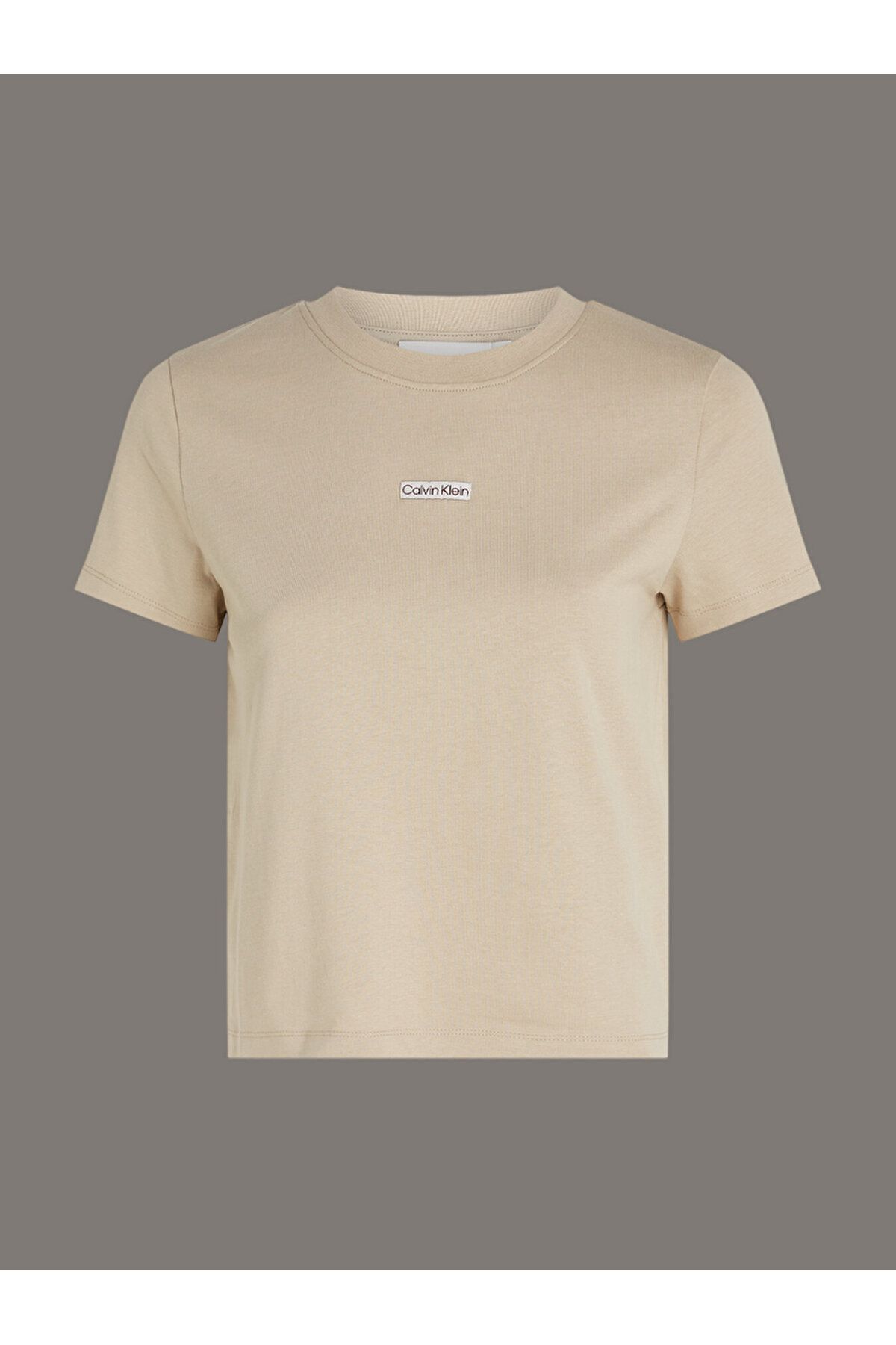 Calvin Klein Slim Cropped Badge T-Shirt