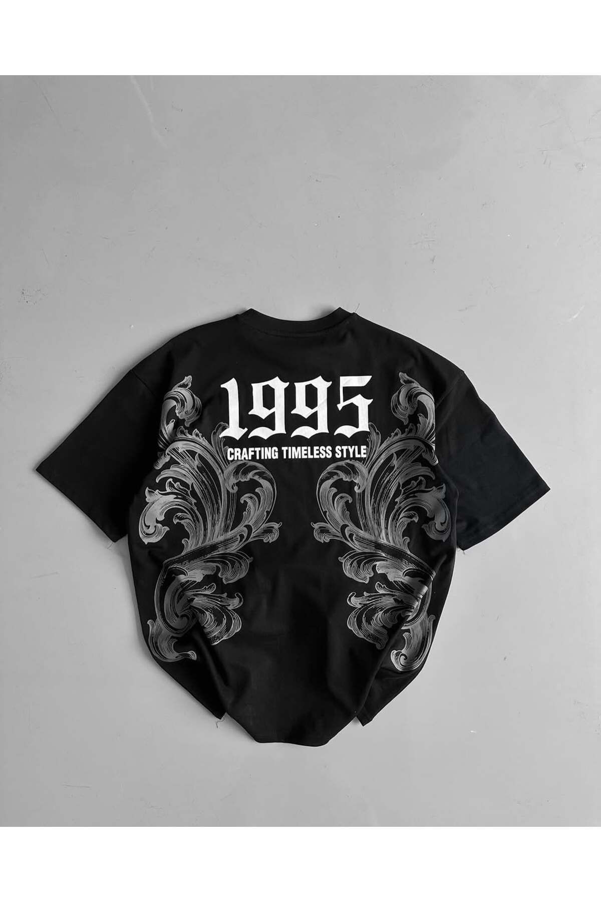 ZENİSO BUTİK STWD. BAŞLIKLI NAKIŞLI OVERSIZE UNISEX T-SHIRT