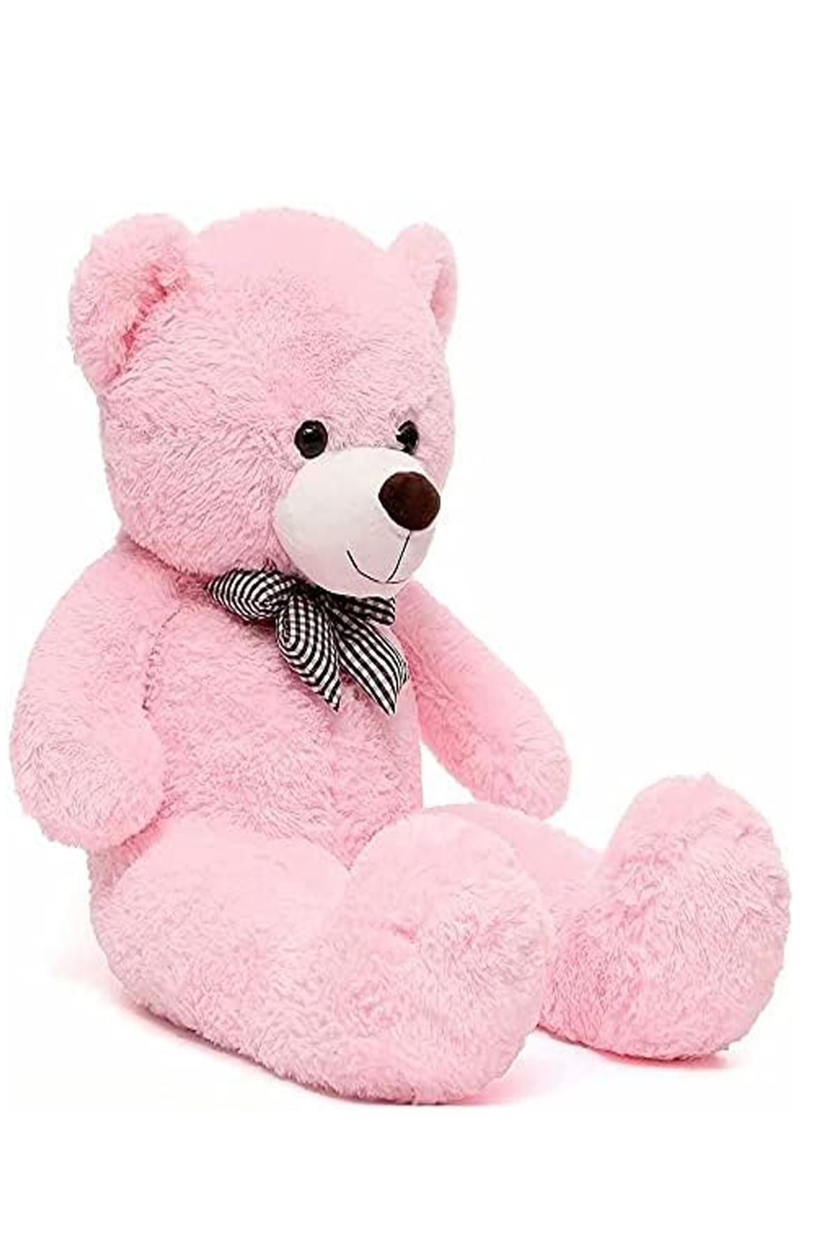 Sole Sevimli 90 cm Peluş Ayı ile Pembe Konsept Romantik Peluş Ayıcık Buketi