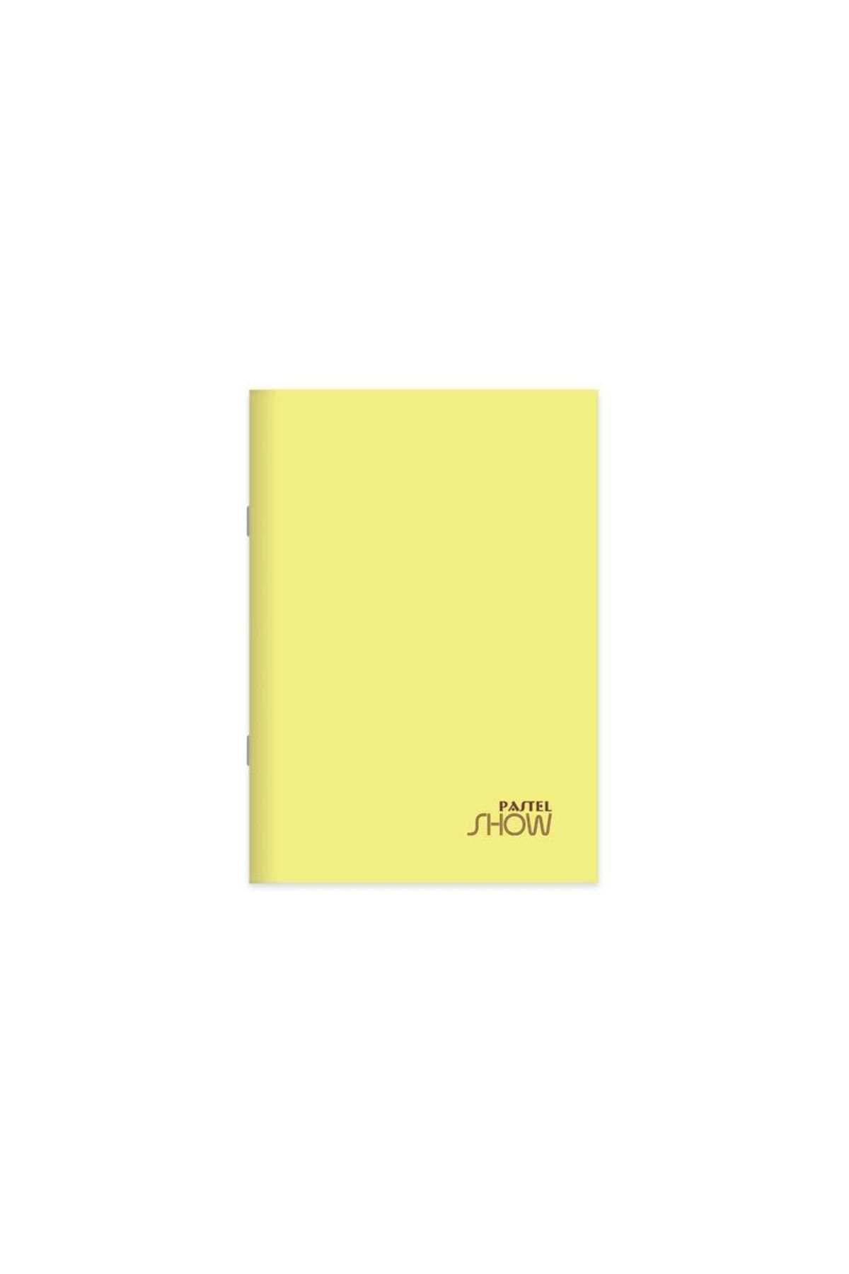 KESKİN COLOR Keskin A5 60 Yp.Çiz. PP Kp.Dikişli Pastel Show Defter - Sarı