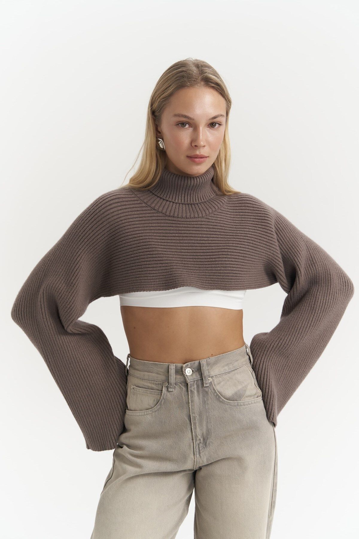 MAİ COLLECTİON-Coperni Mink Knitwear Bolero 6