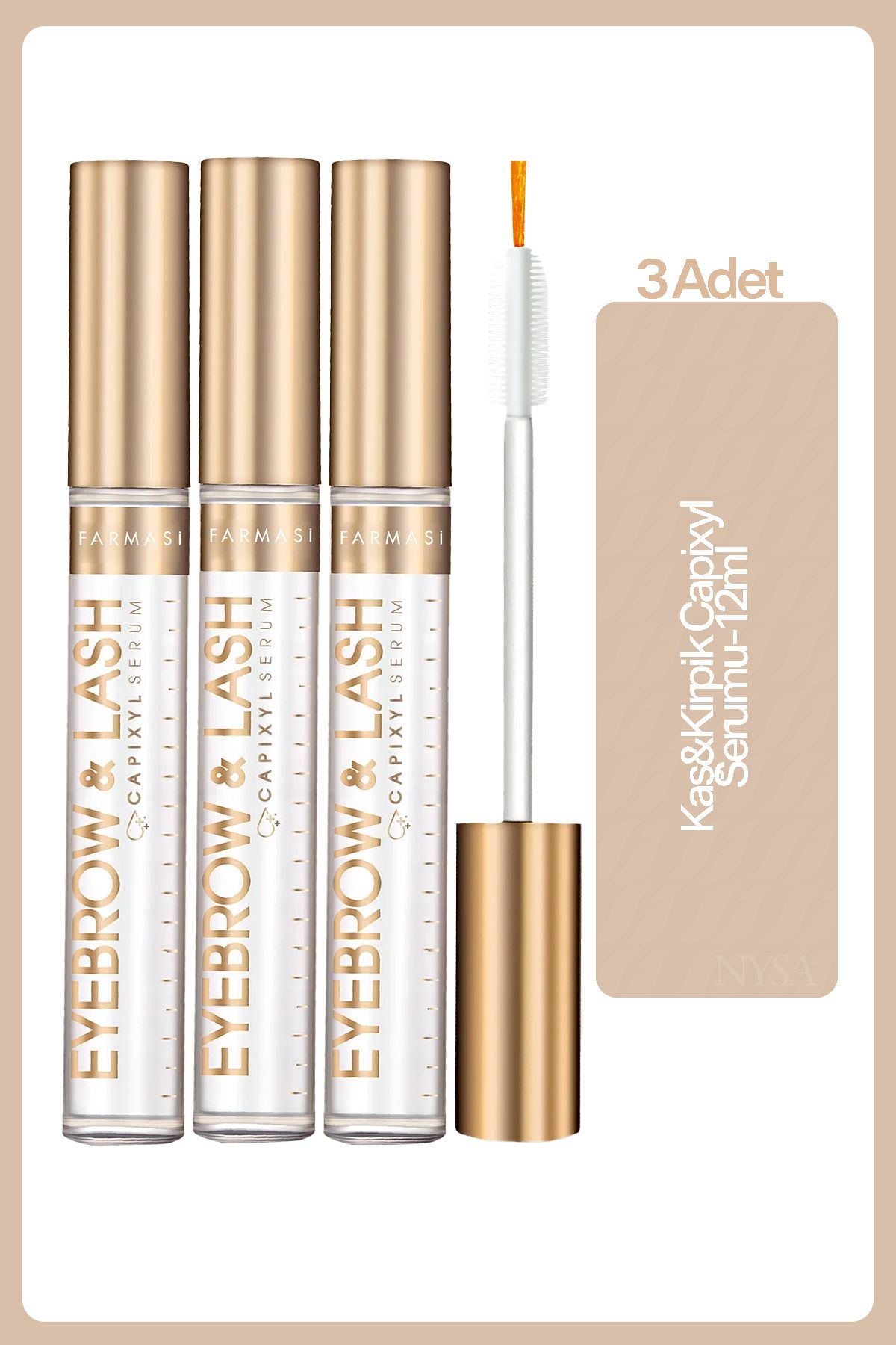 Farmasi Kaş & Kirpik Serumu 12 ml - 3 Adet