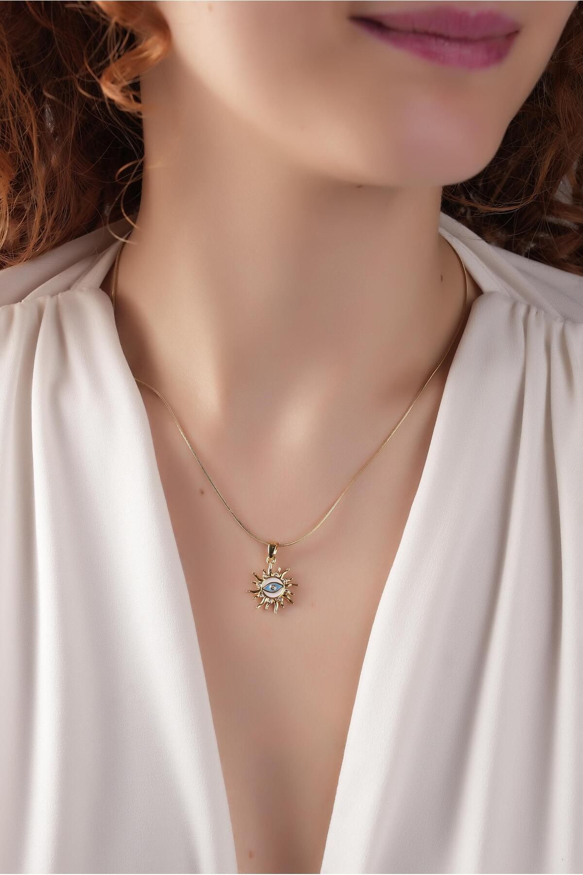 Çlk Accessories Çelik Minimal Güneş Kolye 50736