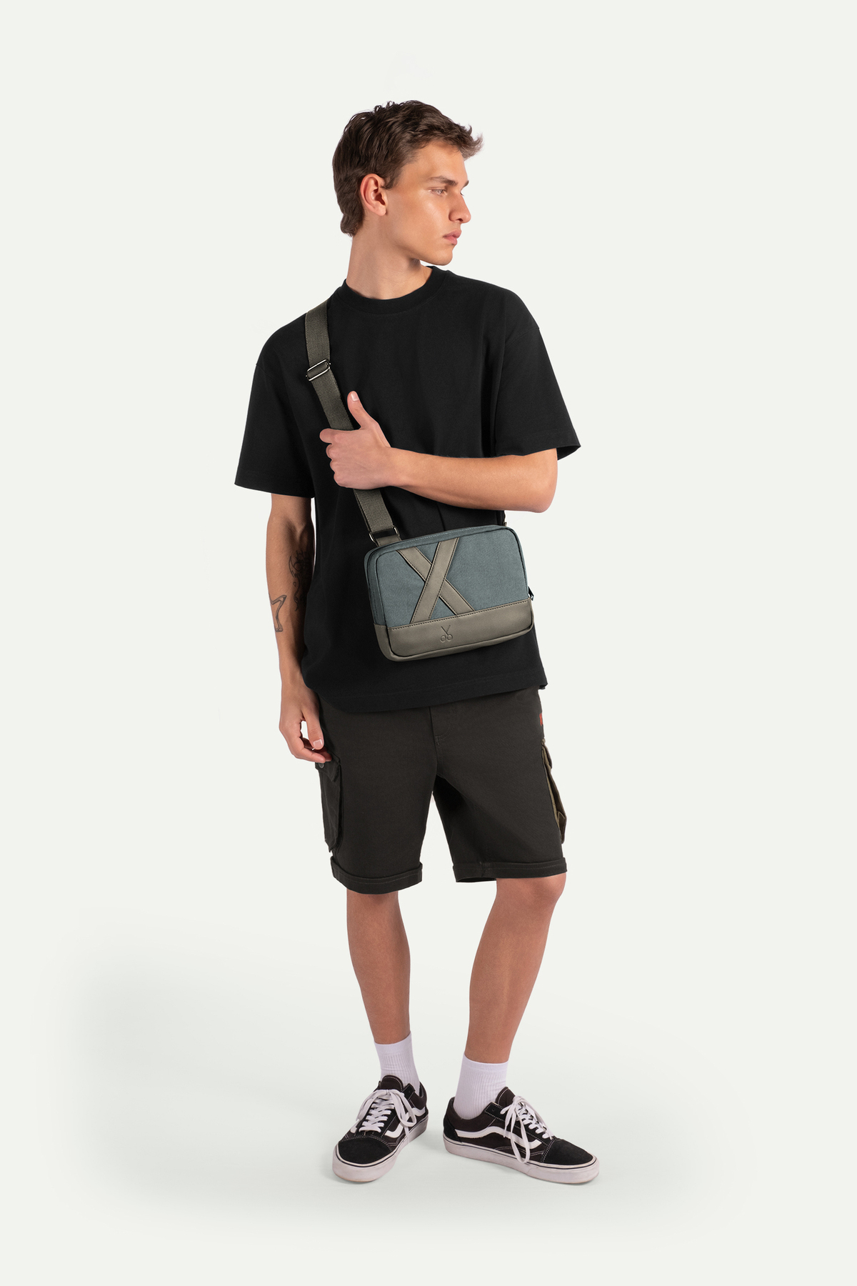 KAFT  Unisex Çapraz Mini Çanta - Nougrod - Storm - Görsel 3