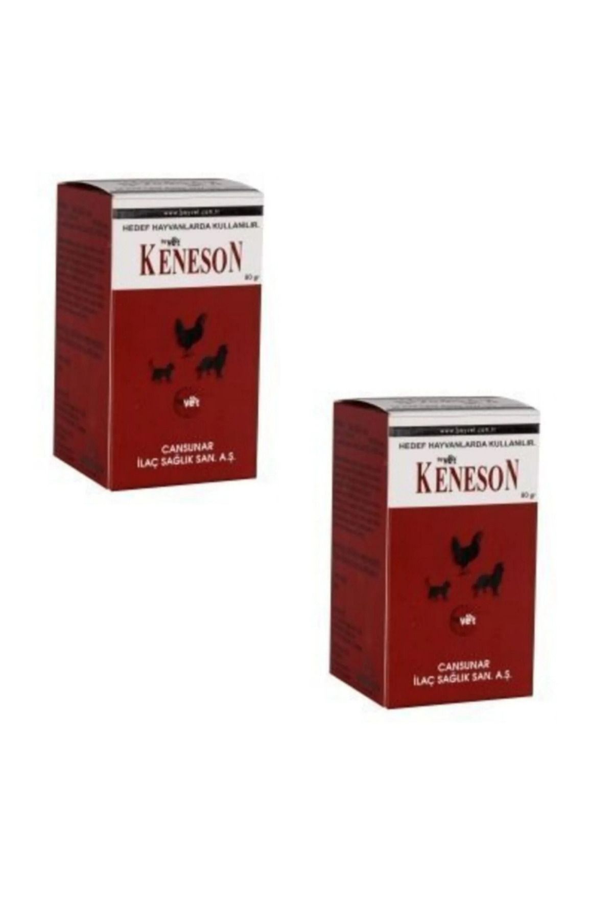 COŞGUN Keneson 2x500gr Tüm Hayvanlarda Kene Bit Pire Vb. Haşere Öldürücü 2027