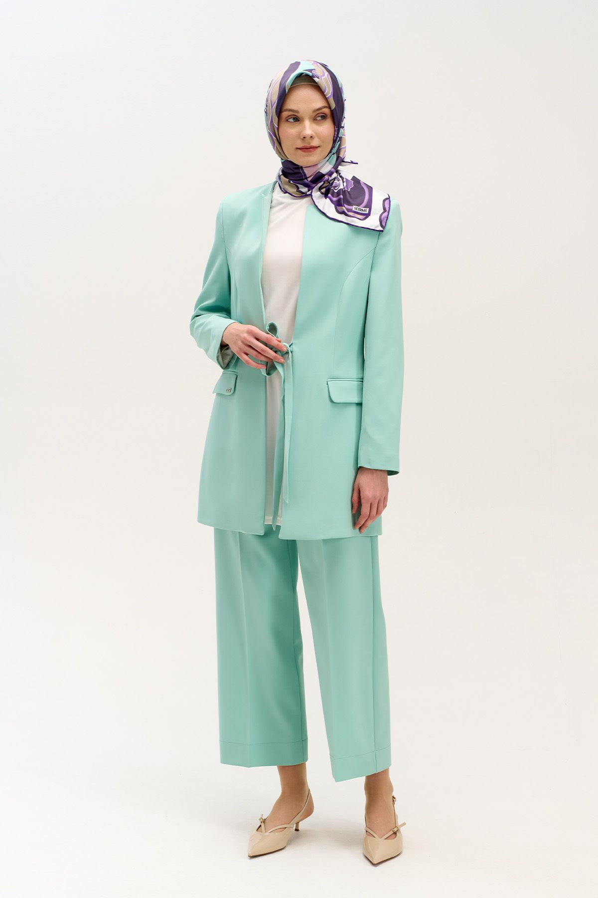 Setrms Kuşaklı Blazer Ceket