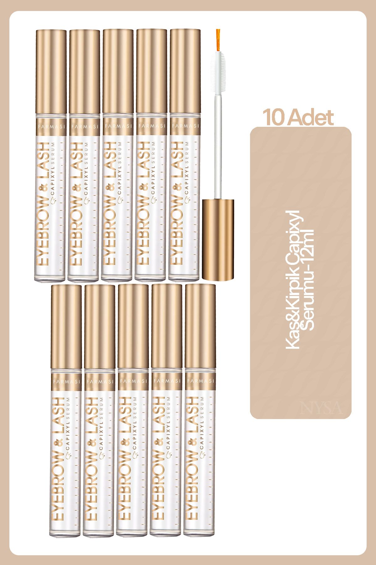 Farmasi Kaş & Kirpik Serumu 12 ml - 10 Adet