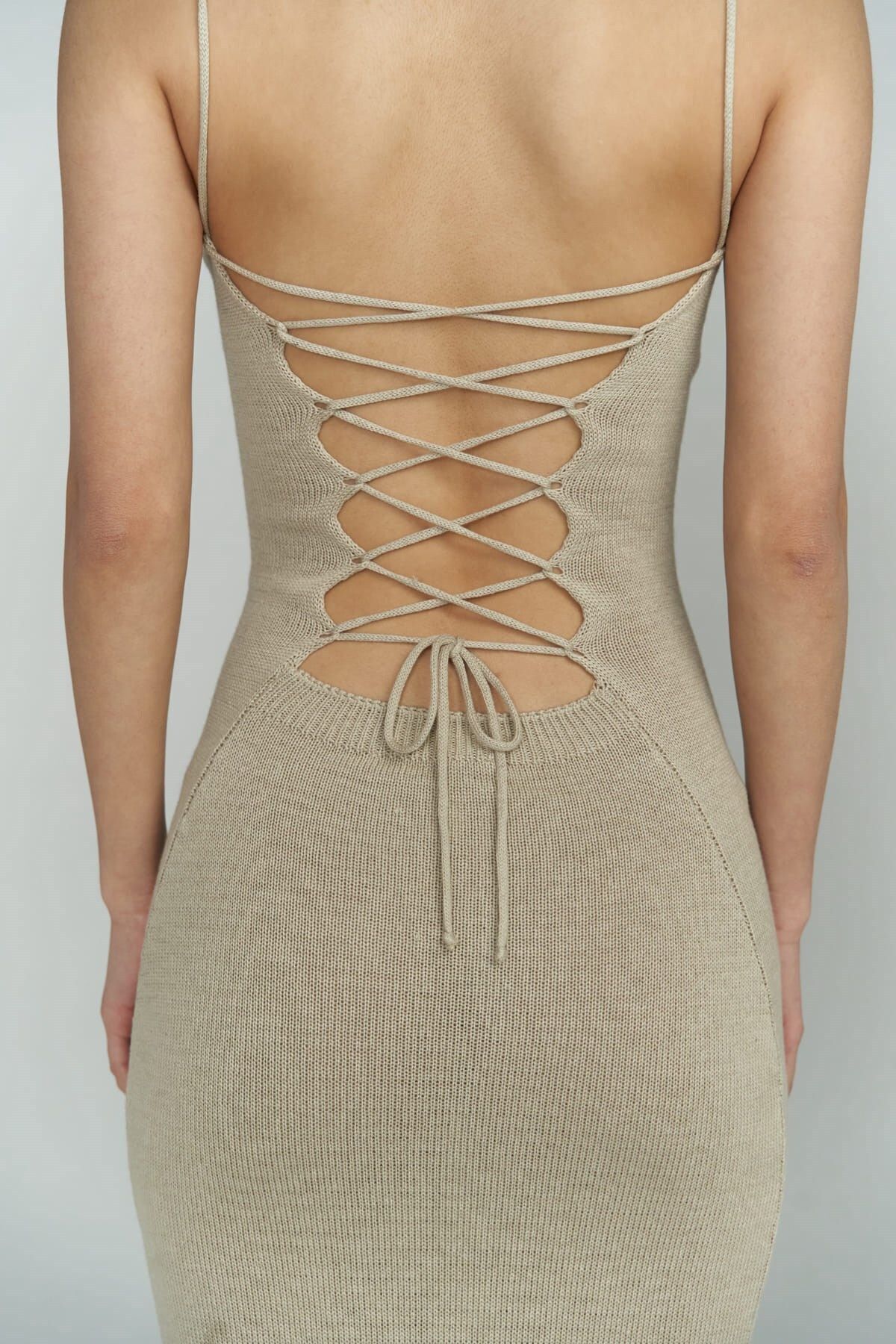 BOHEMAİ-Rochie tricotaje din piatră fără spate Cintia 7