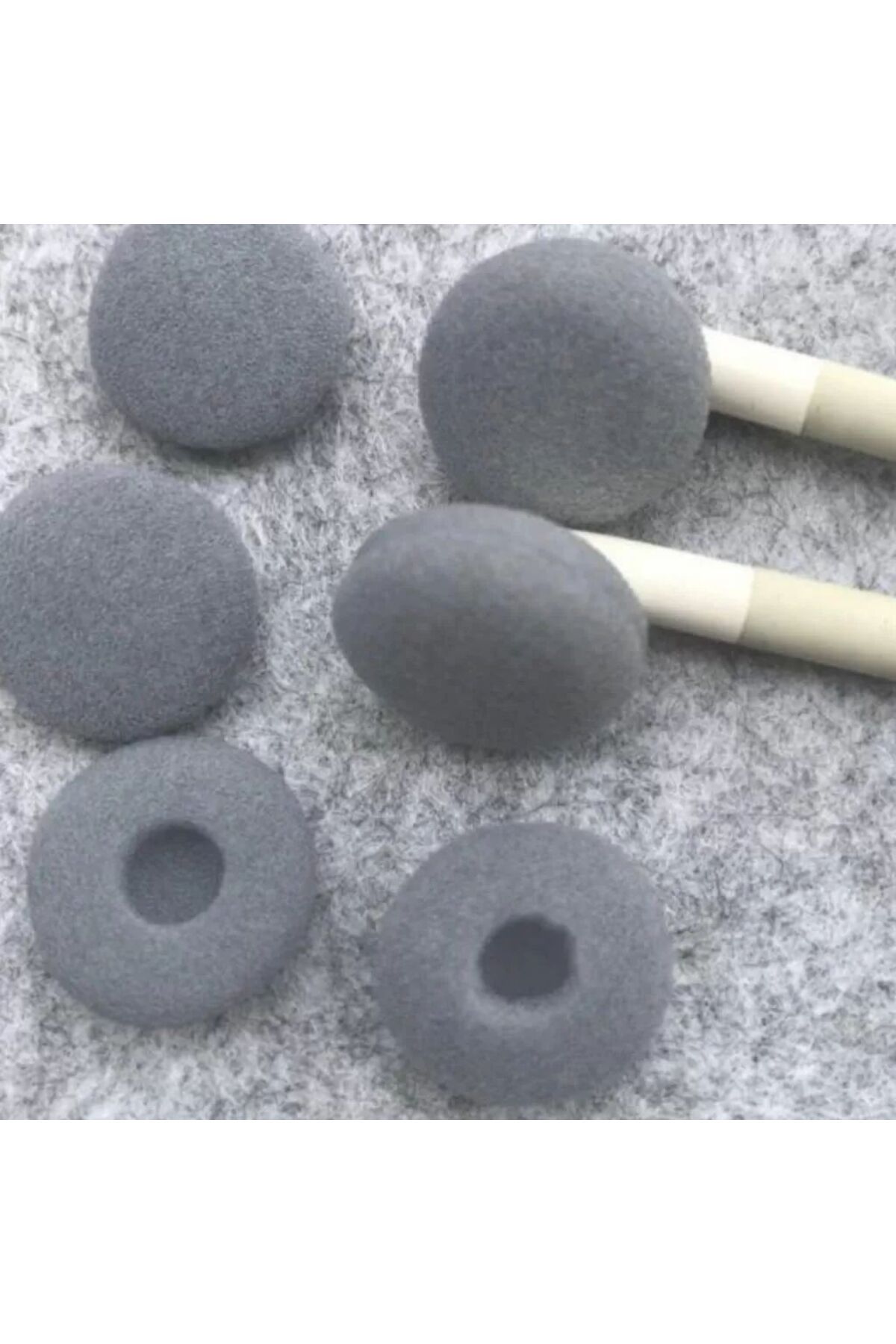 MBL Kulaklık Süngeri, Kulaklık Yastığı 10 Adet (18 mm) - GRİ