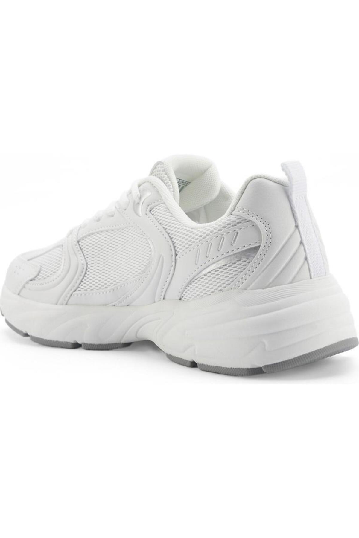 Lumberjack  POL 5FX BEYAZ GÜMÜŞ COMFORT CASUAL ANATOMİK SPOR AYAKKABI - Görsel 3