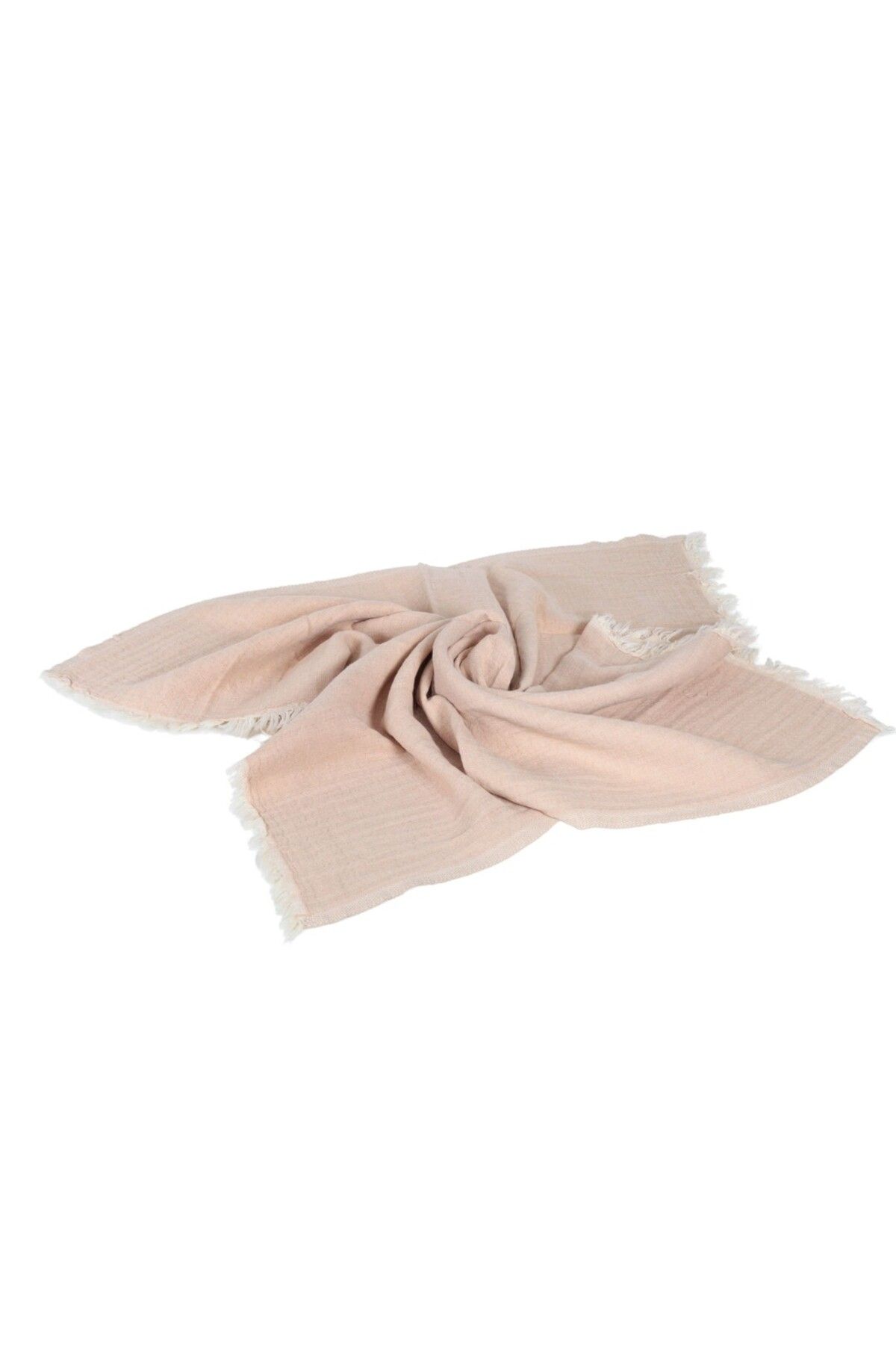 Hazel Coral 3 Katlı Müslin Bebek Örtüsü & Battaniyesi Bej Ekru