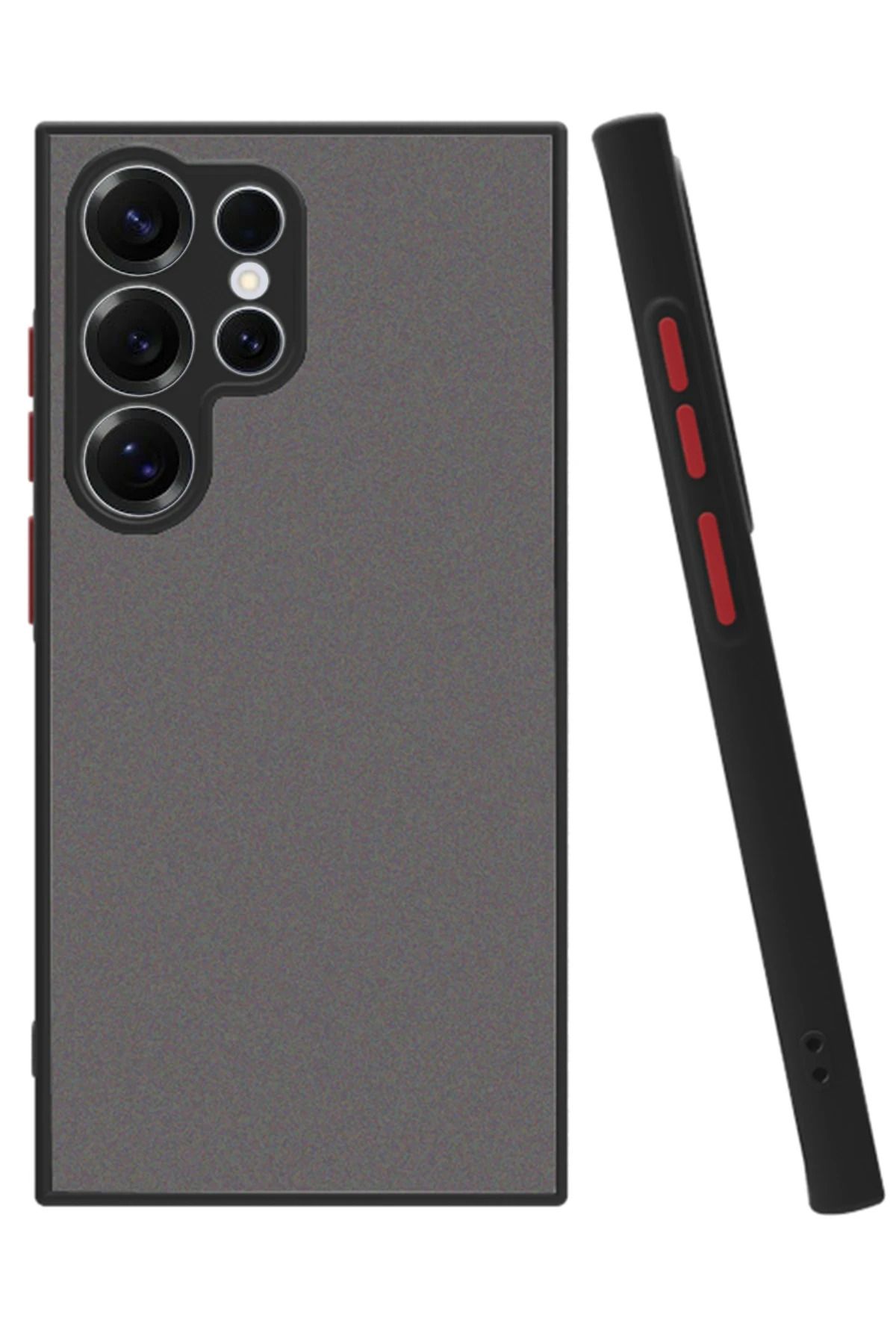 NewFace Samsung Galaxy S25 Ultra Kılıf Montreal Silikon Kapak - Siyah MRAYD