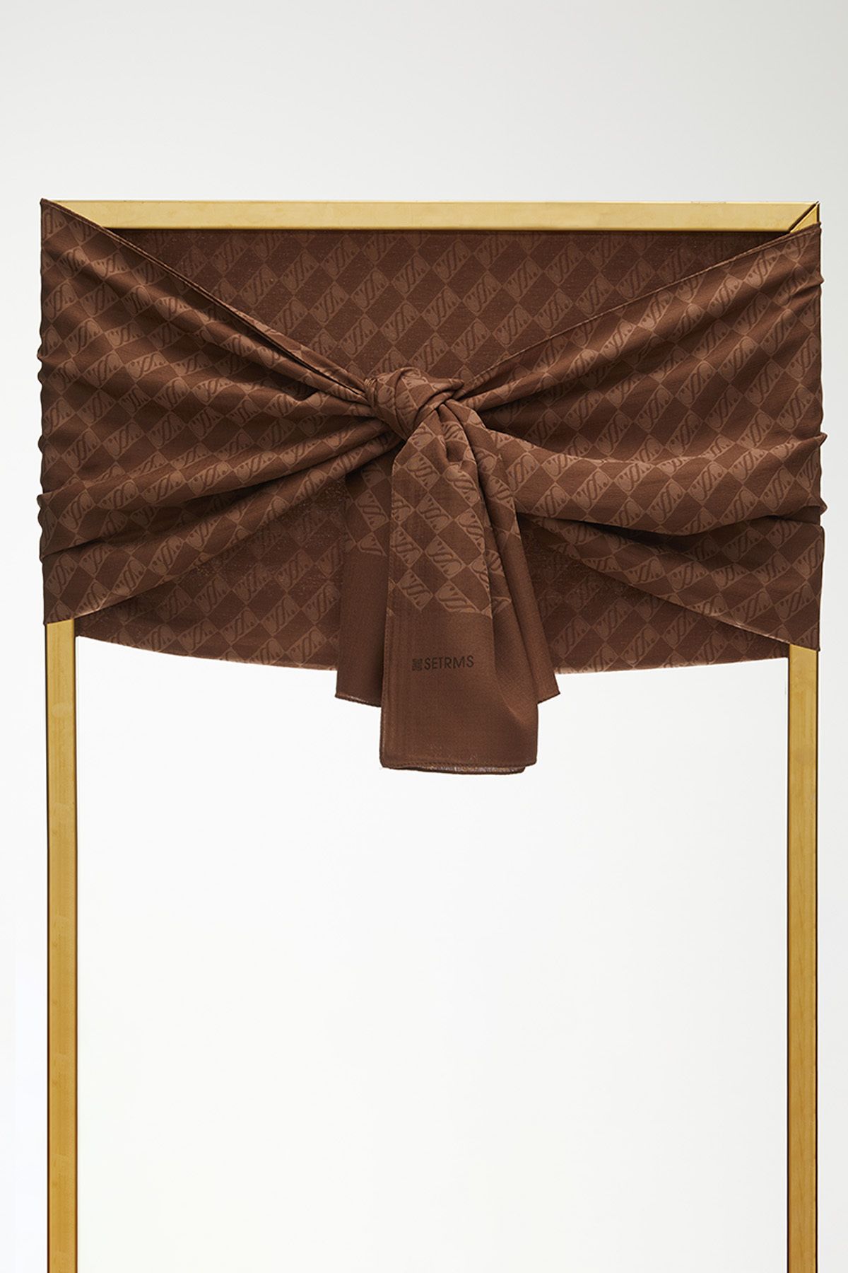 Setrms SS Logolu Monogram Şal