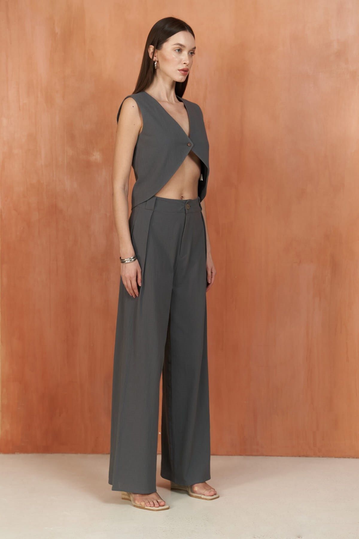 BOHEMAİ-Montana Anthrazit Weste Hosen Set 3