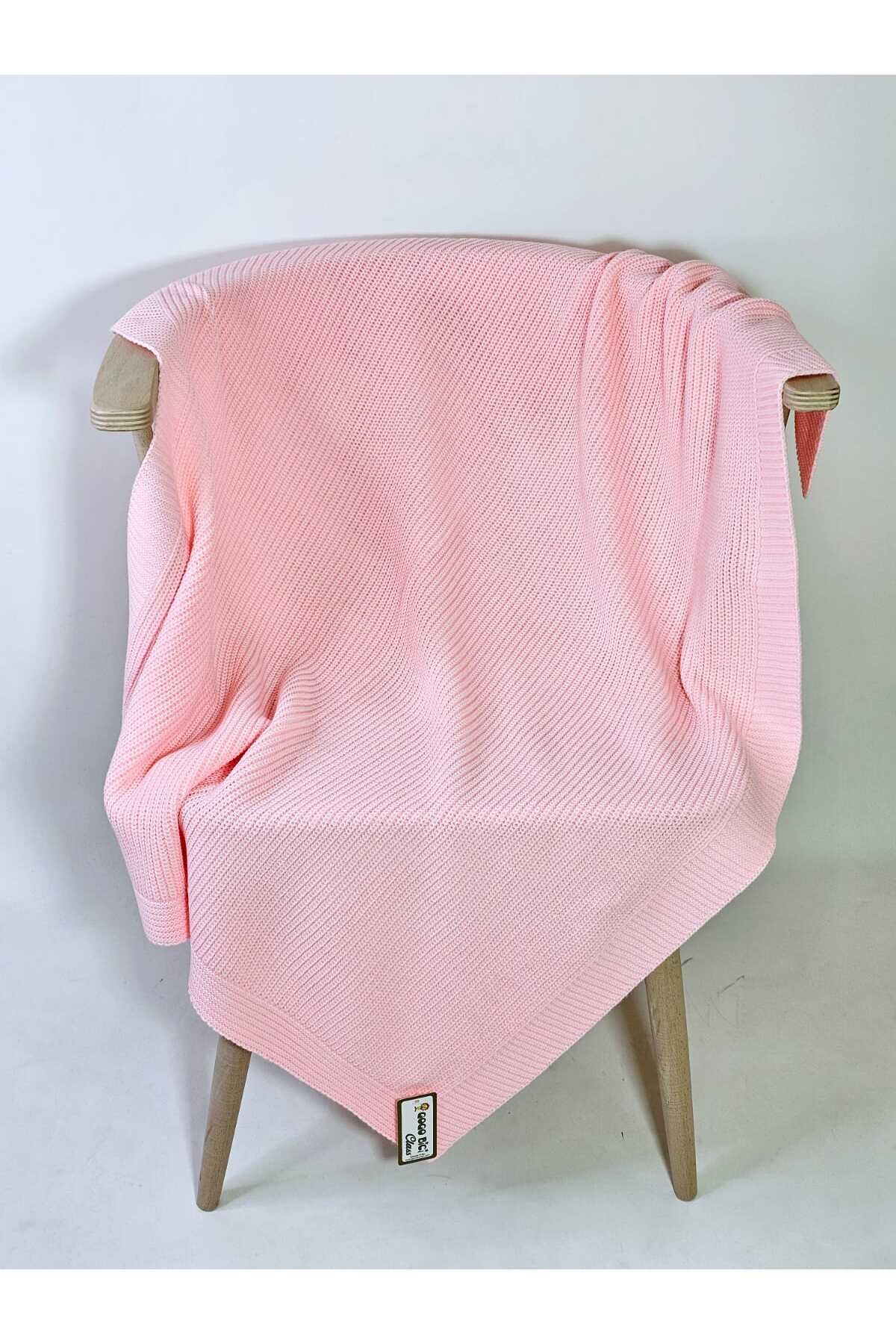 meriç bebe - bütün çocuklar melektir. mrc Yerli Üretim 80x100 Selanik Örgü Unisex Bebek Triko Battaniye - Yumuşak ve Nefes Alabilir YAVRUAĞZI