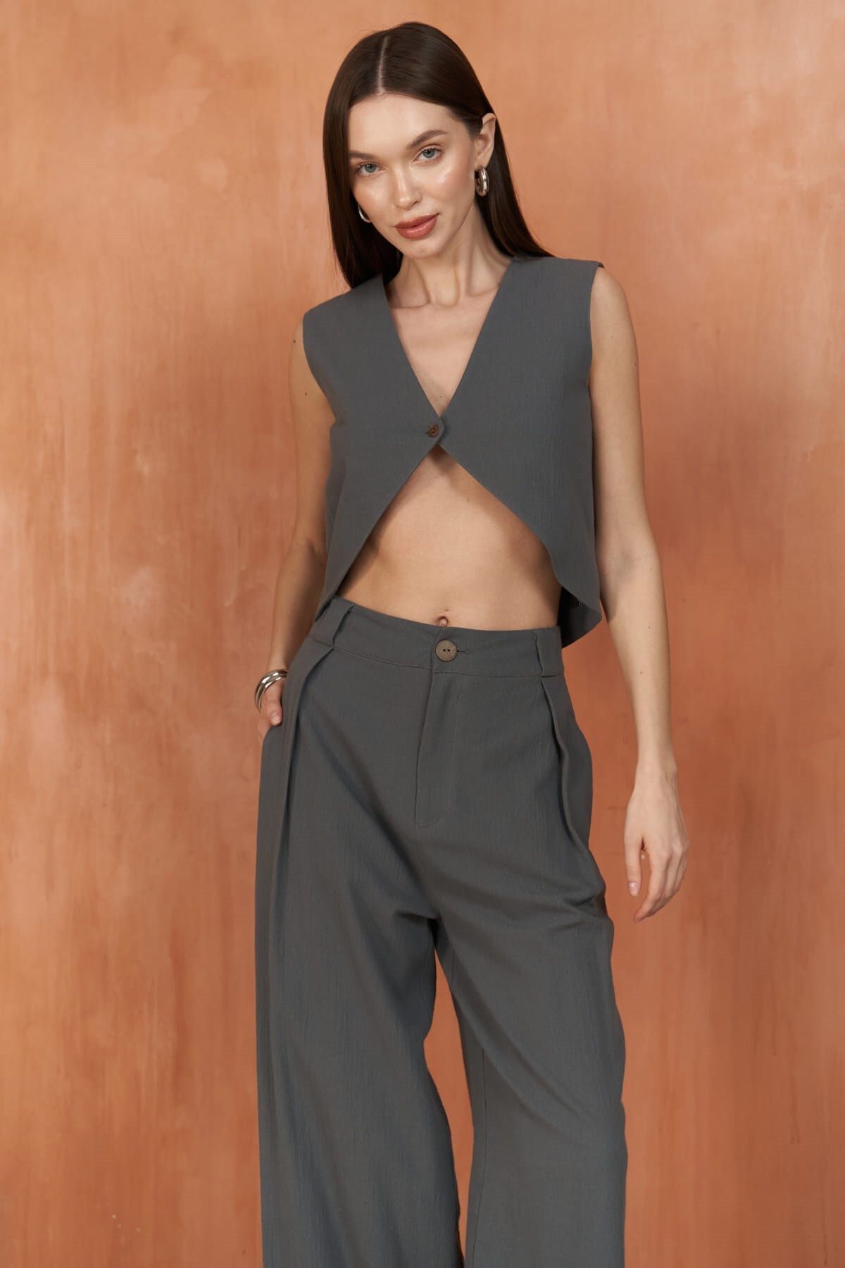 BOHEMAİ-Montana Anthrazit Weste Hosen Set 1