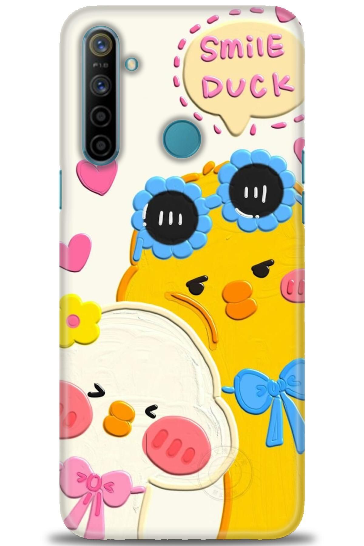 realme 5i İle Uyumlu HD Baskılı Desenli Silikon Kılıf - 831