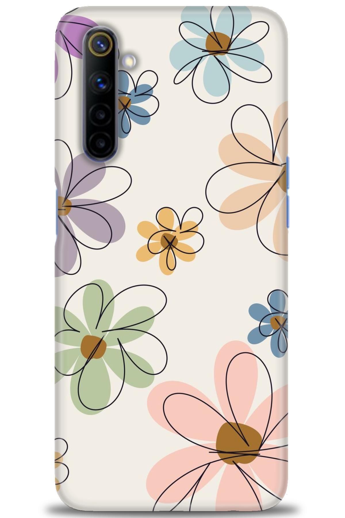 realme 6 İle Uyumlu HD Baskılı Desenli Silikon Kılıf - 549