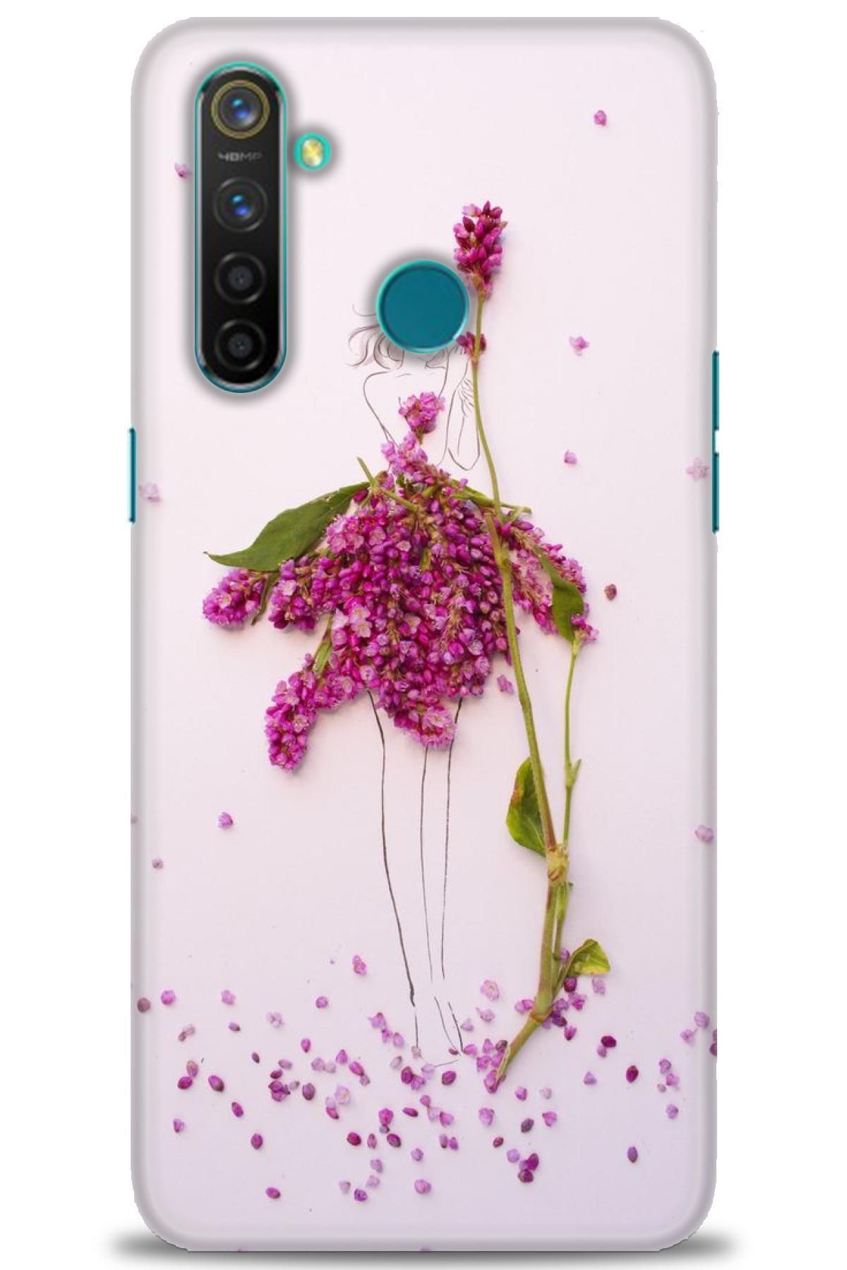 realme 5 Pro İle Uyumlu HD Baskılı Desenli Silikon Kılıf - 736