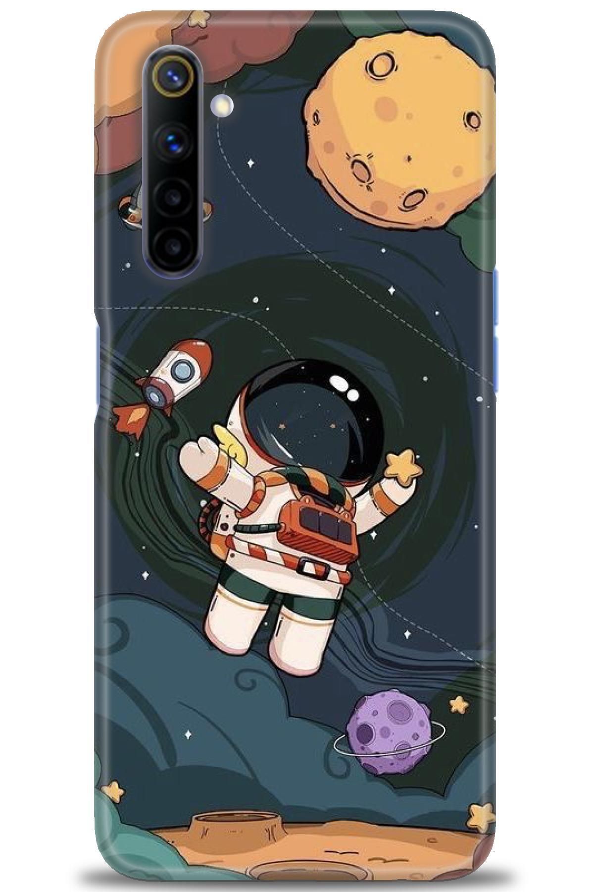 realme 6 İle Uyumlu HD Baskılı Desenli Silikon Kılıf - 377