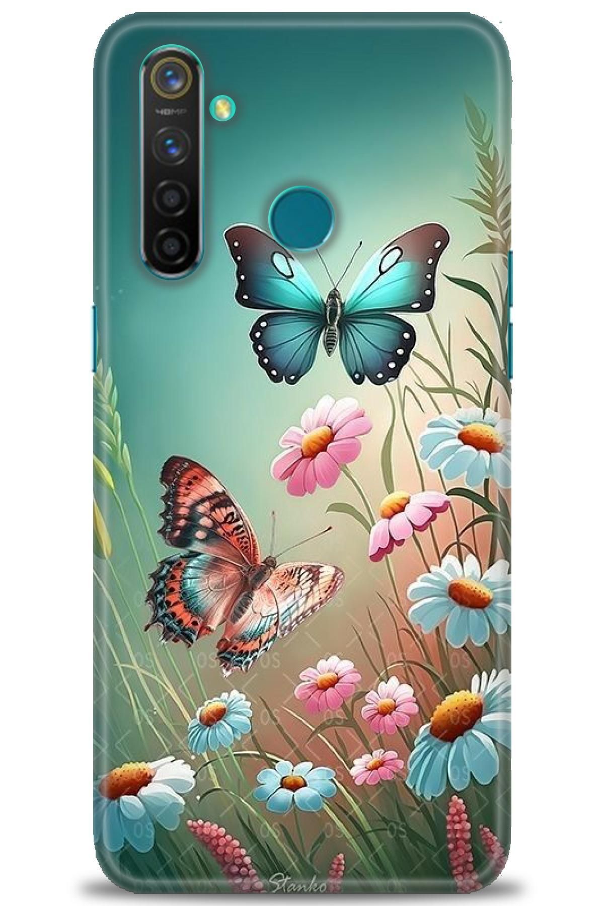 realme 5 Pro İle Uyumlu HD Baskılı Kılıf - Karışık Seri - 111