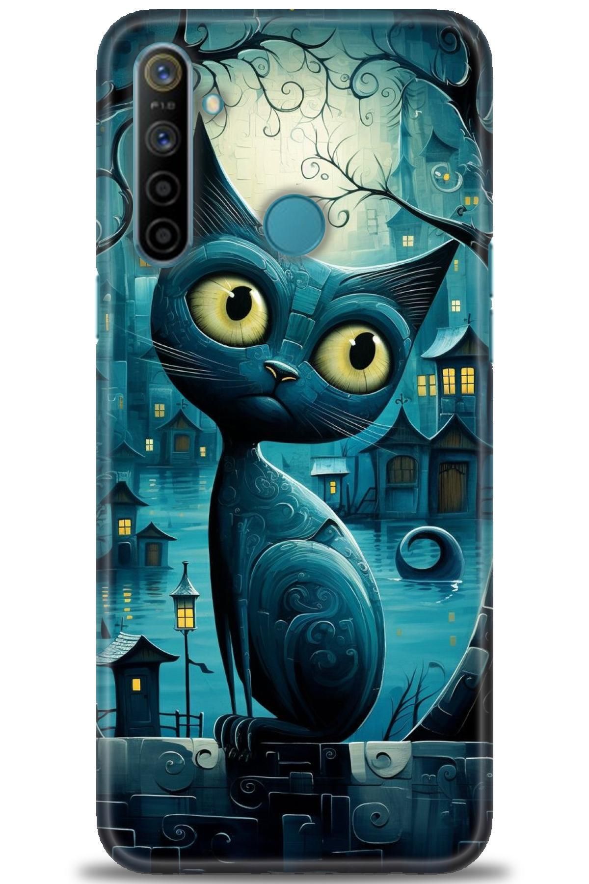 realme 6i İle Uyumlu HD Baskılı Desenli Silikon Kılıf - 121
