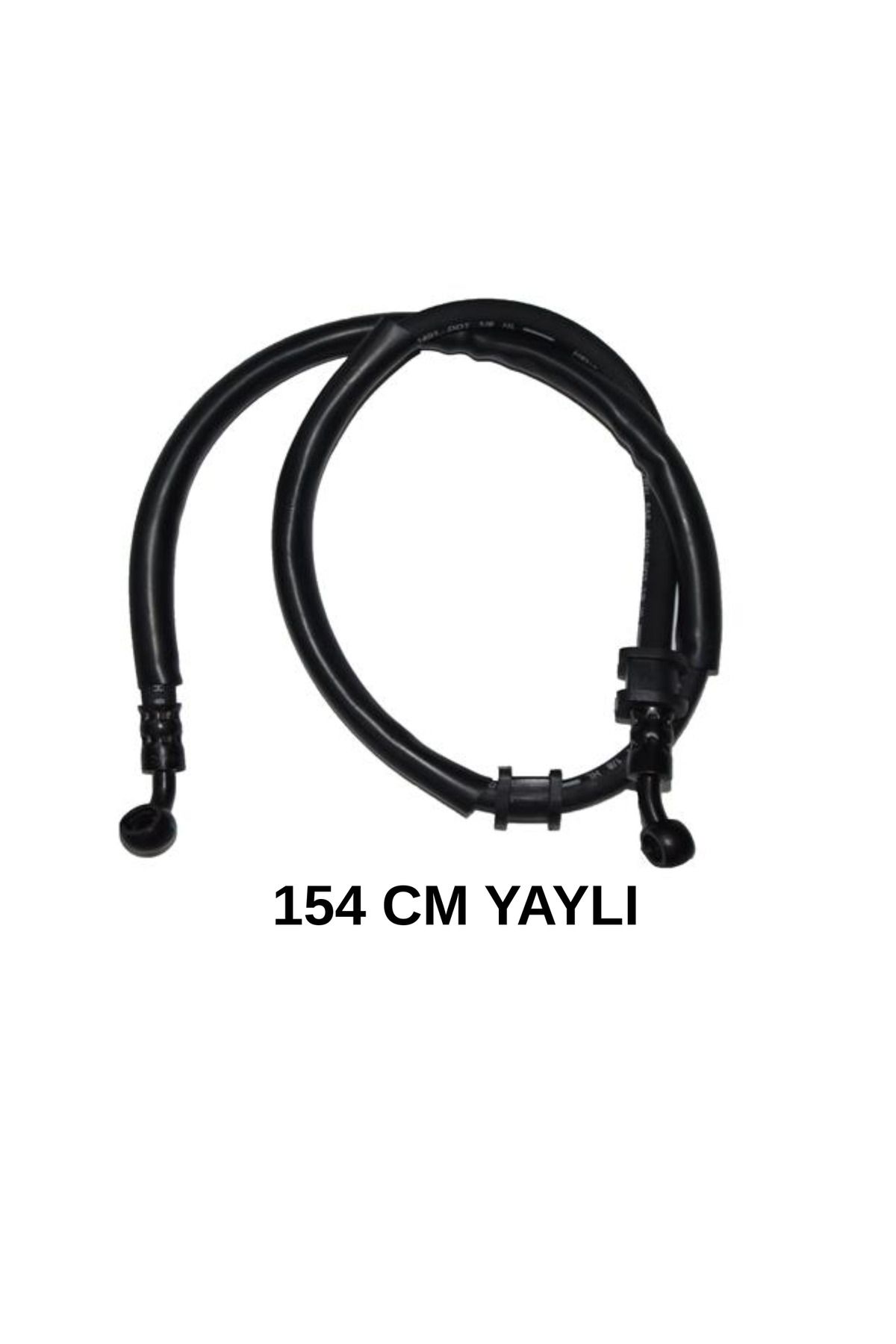 Yerli Motosiklet Hidrolik Fren Hortumu Yaylı 154CM