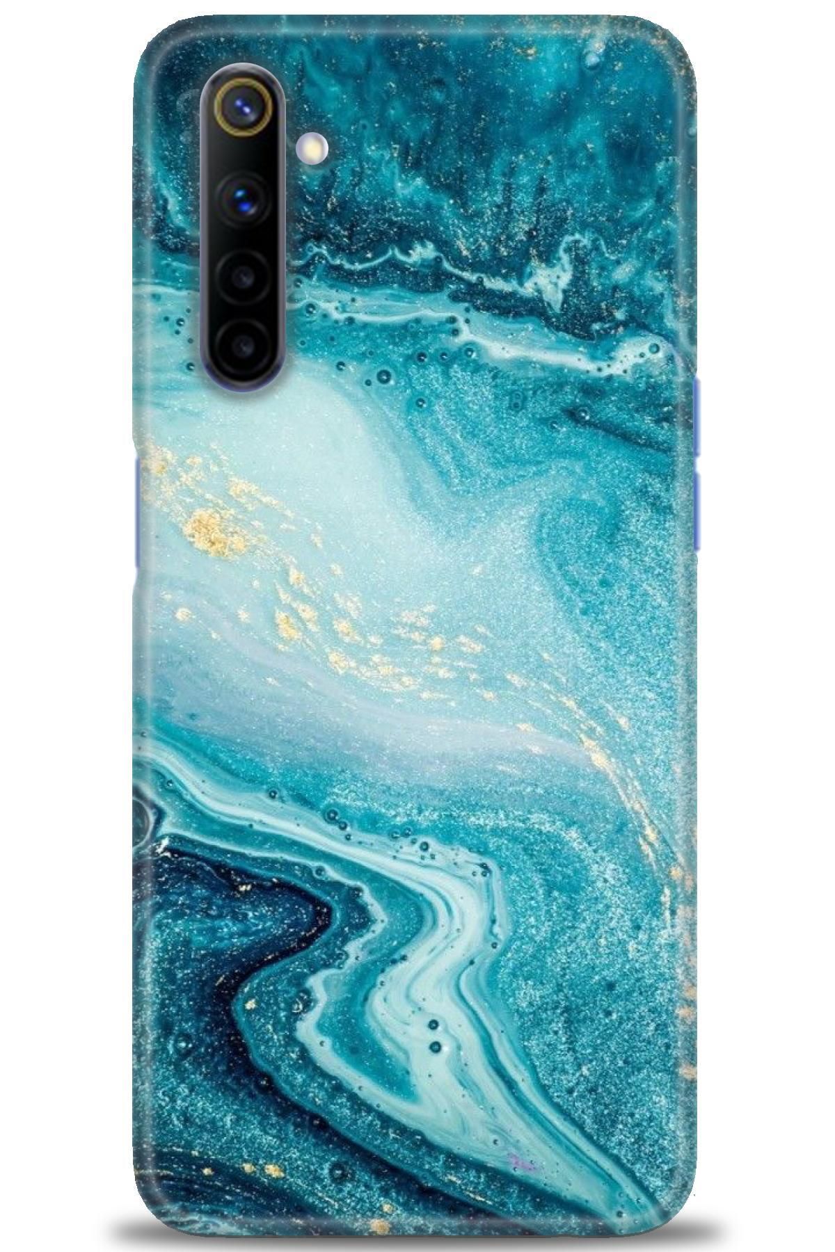realme 6 İle Uyumlu HD Baskılı Desenli Silikon Kılıf - 408