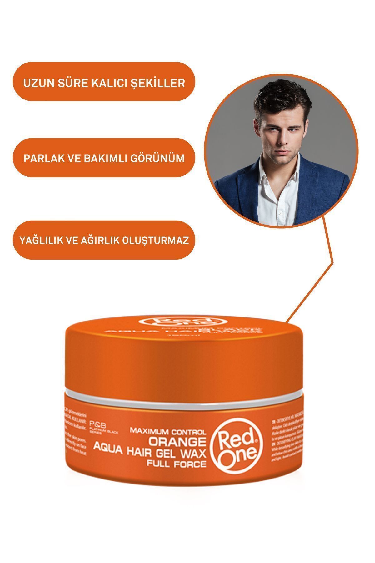 Redone Ultra Sert Gün Boyu Kalıcı Jel Turuncu Wax 150 ml — RWAQ01 — تصویر 6 از 9
