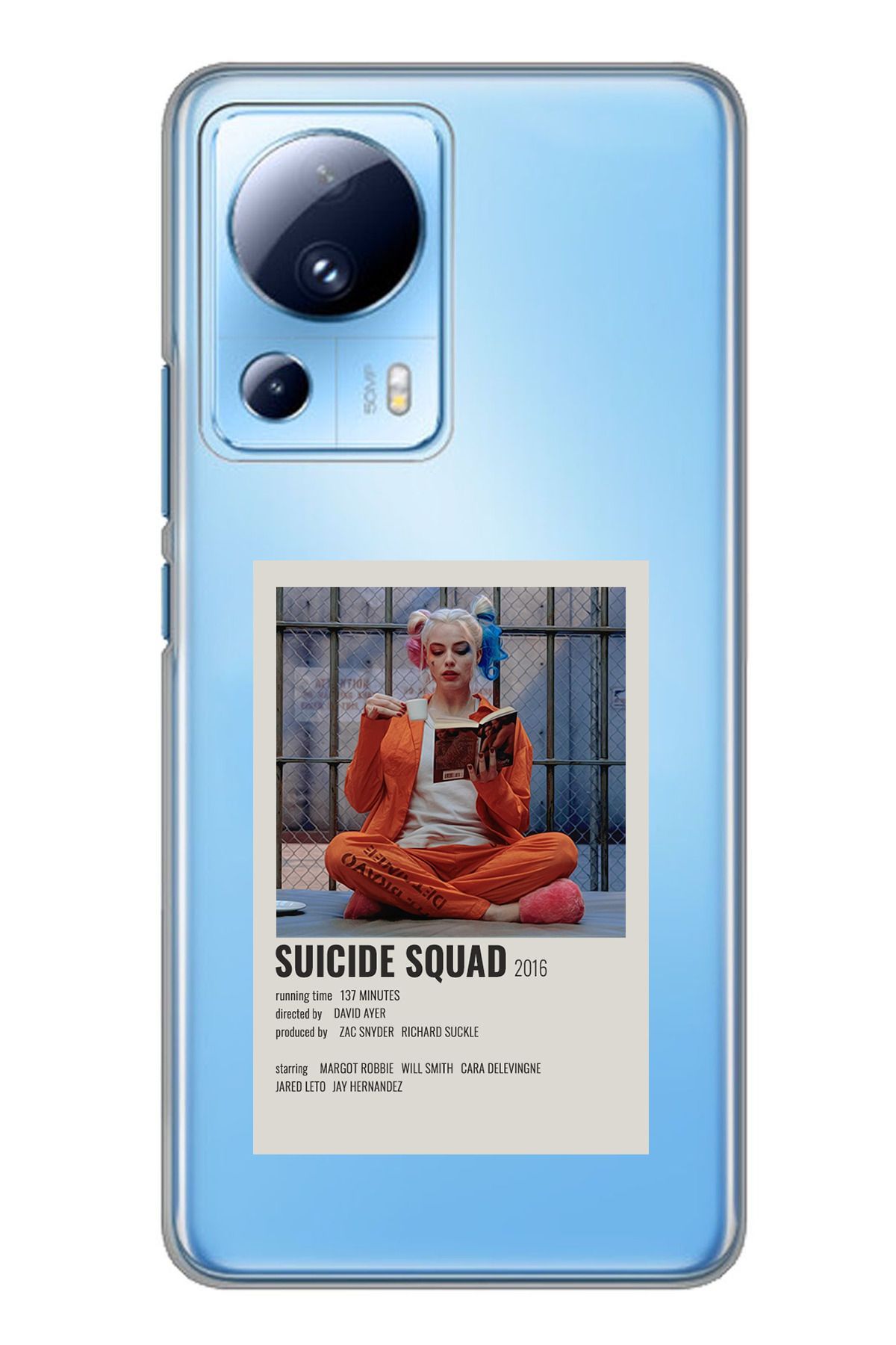 TechTree Xiaomi Mi 13 Lite Uyumlu Suicide Squad Tasarımlı Şeffaf Silikon Kılıf