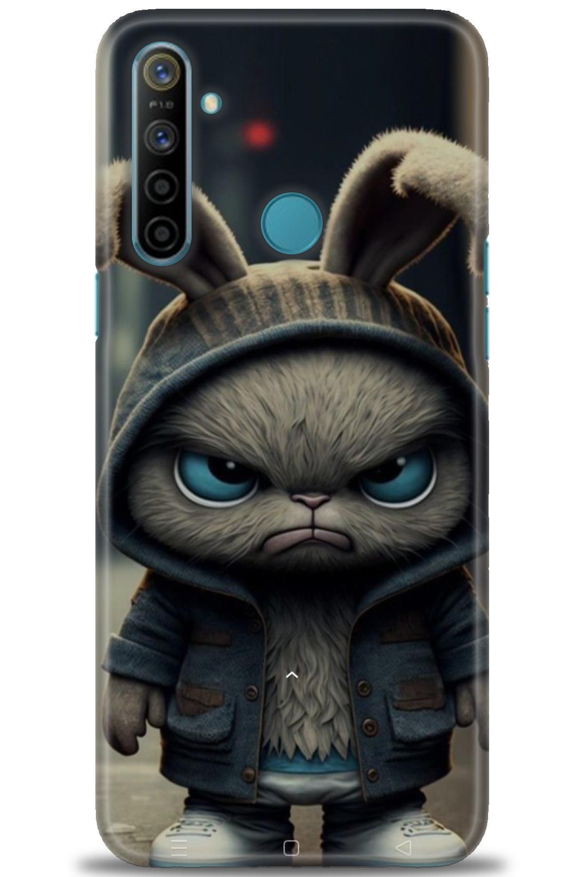 realme 5i İle Uyumlu HD Baskılı Desenli Silikon Kılıf - 996