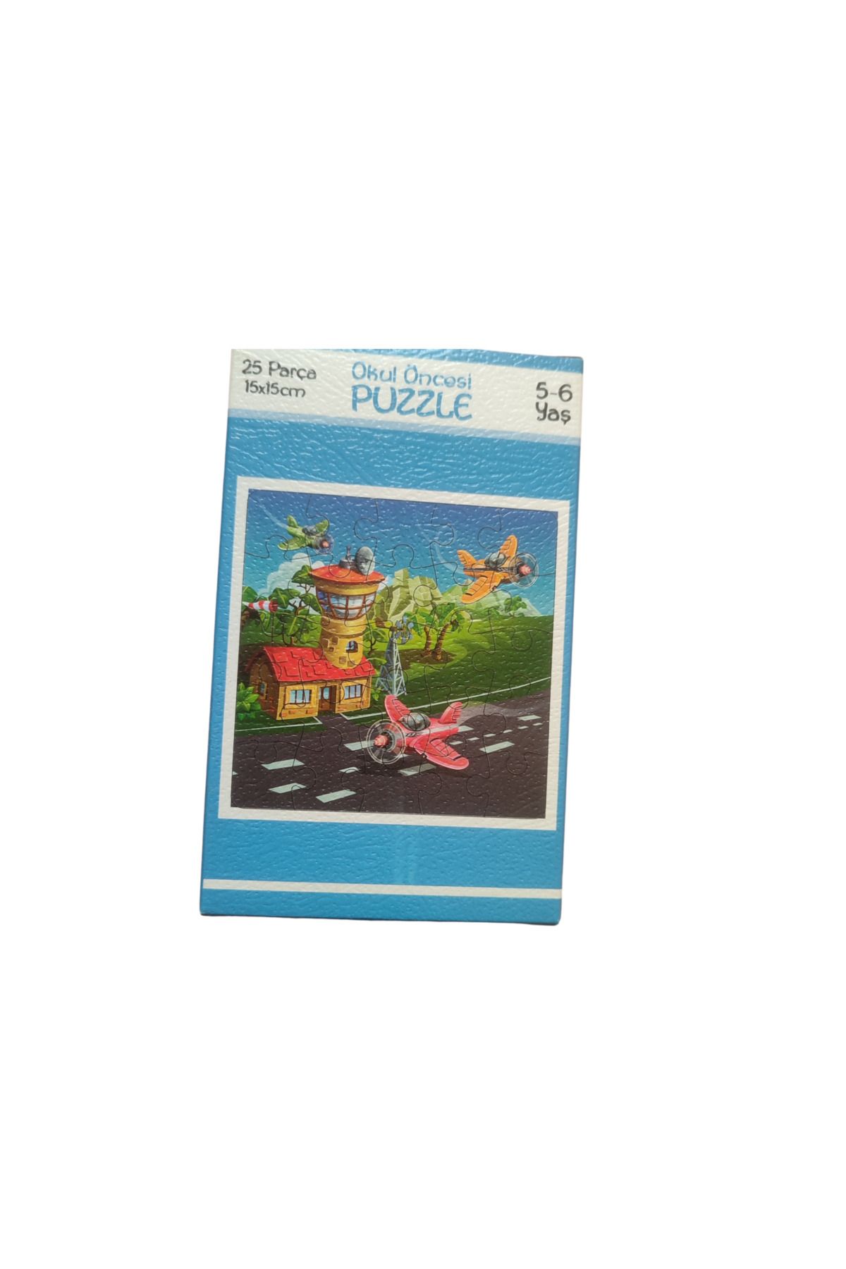 GnelD Okul Öncesi Puzzle Yapboz 4. 5.6 Yaş 25 Parça Renkli Model