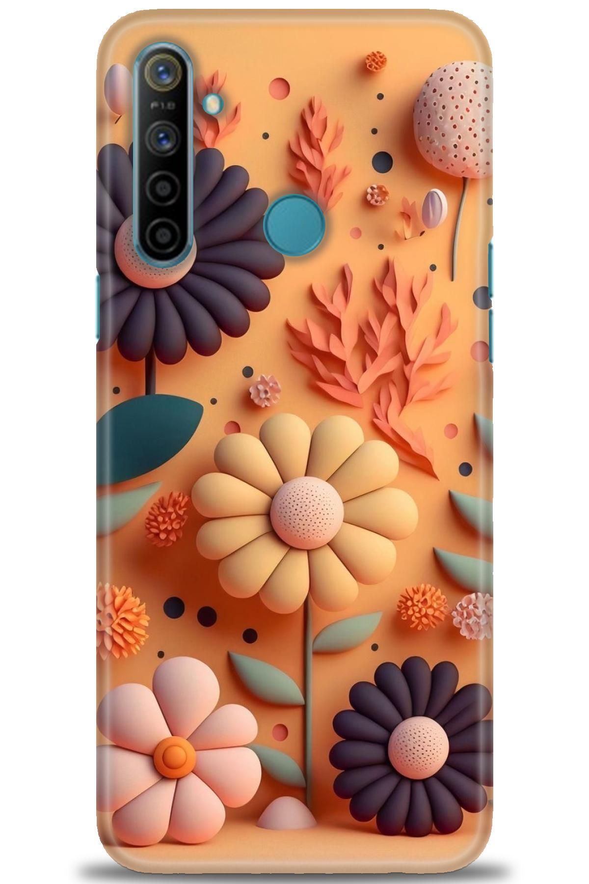 realme 5i İle Uyumlu HD Baskılı Desenli Silikon Kılıf - 527