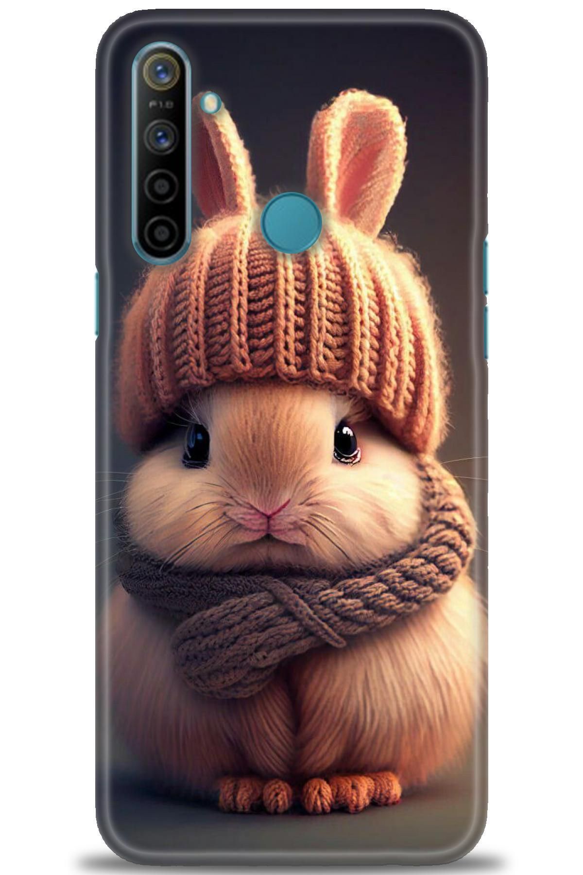 realme 5i İle Uyumlu HD Baskılı Desenli Silikon Kılıf - 124