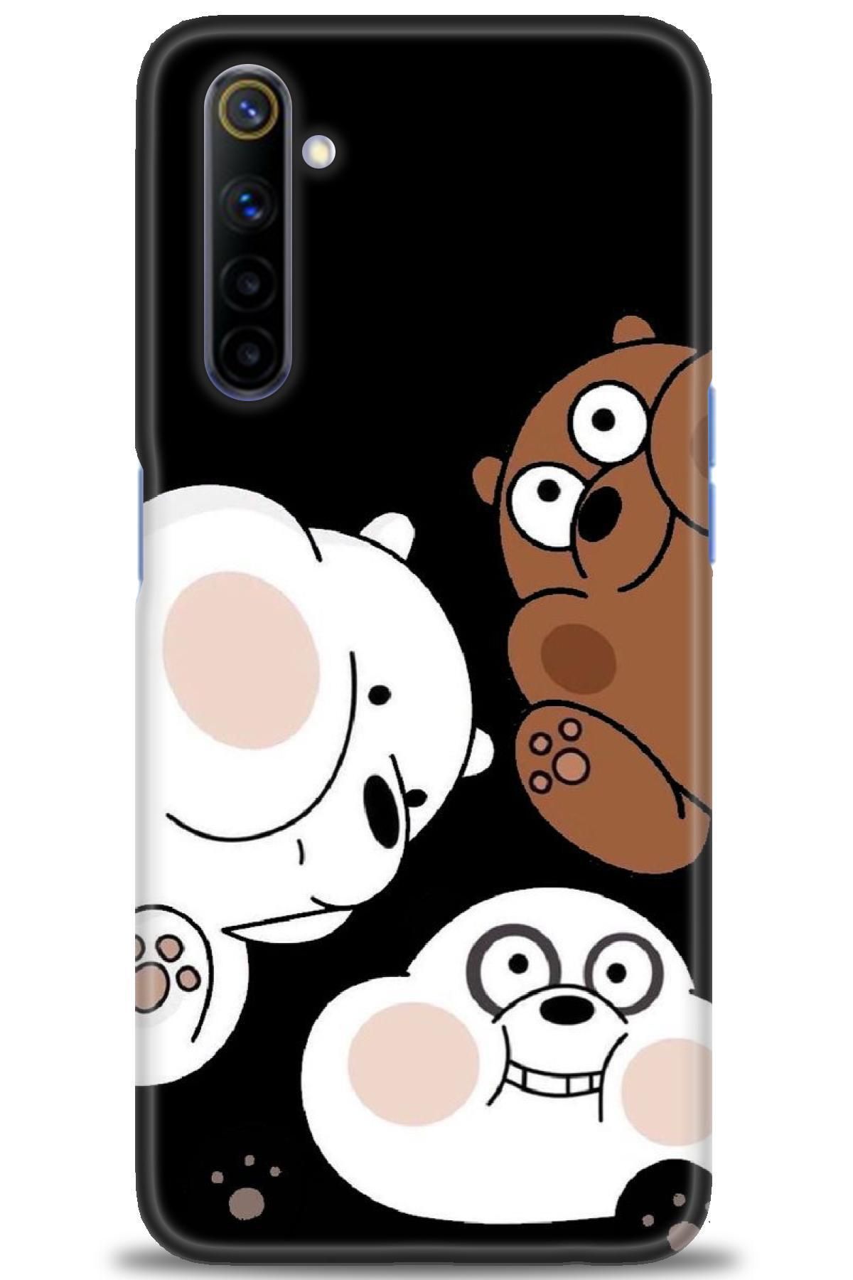 realme 6 İle Uyumlu HD Baskılı Desenli Silikon Kılıf - 81