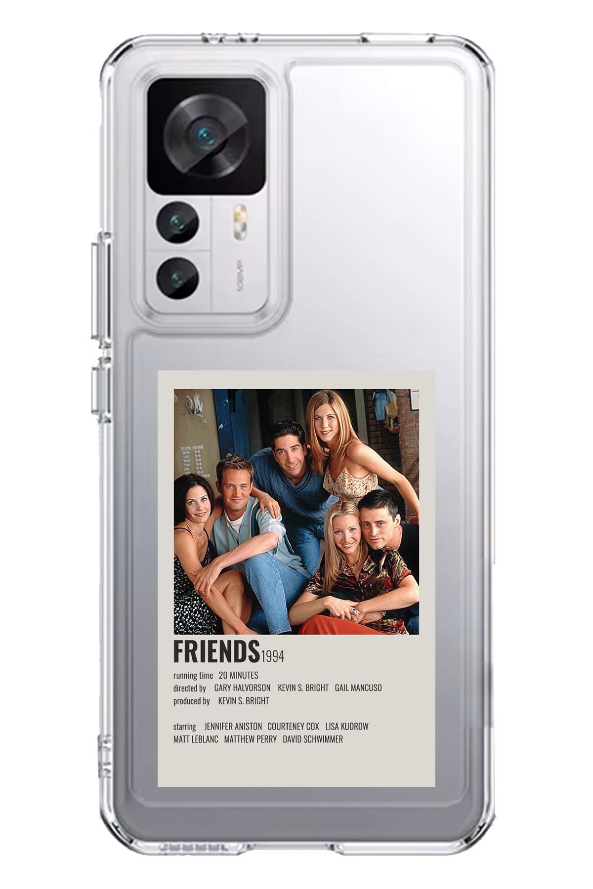 TechTree Xiaomi Mi 12T - 12T PRO Uyumlu Friends Mini Poster Tasarımlı Şeffaf Silikon Kılıf