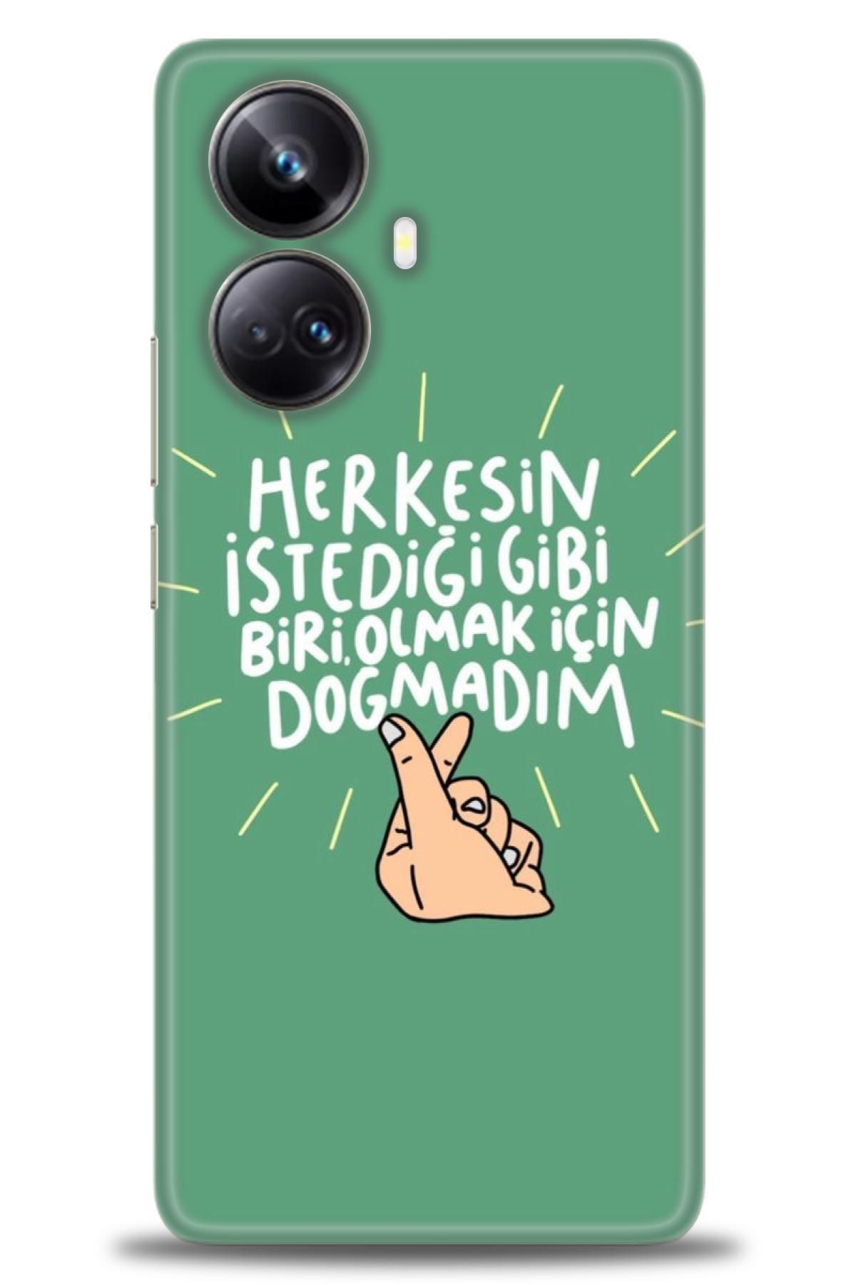 realme 10 Pro Plus İle Uyumlu HD Baskılı Desenli Silikon Kılıf - 1079
