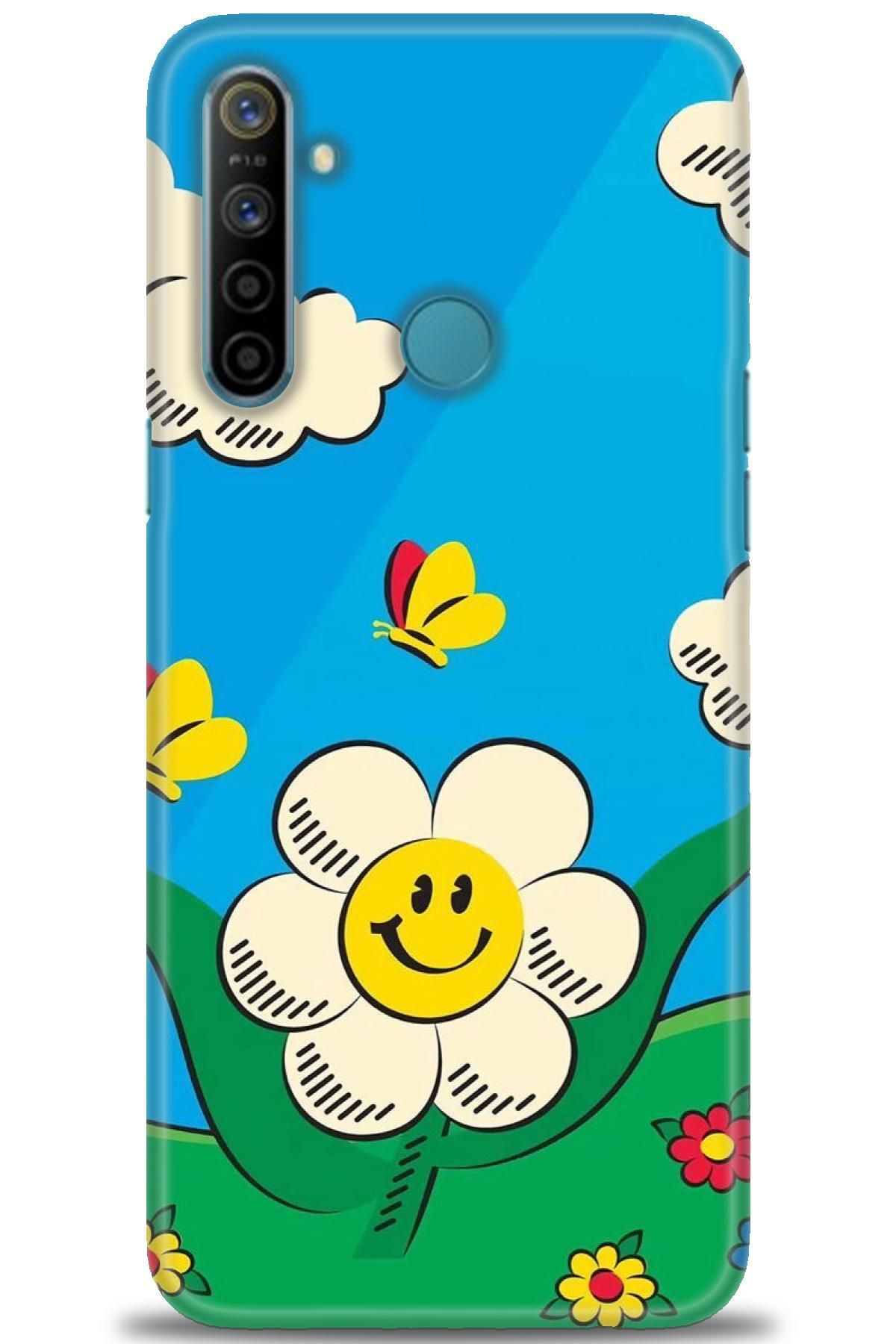 realme 6i İle Uyumlu HD Baskılı Desenli Silikon Kılıf - 18