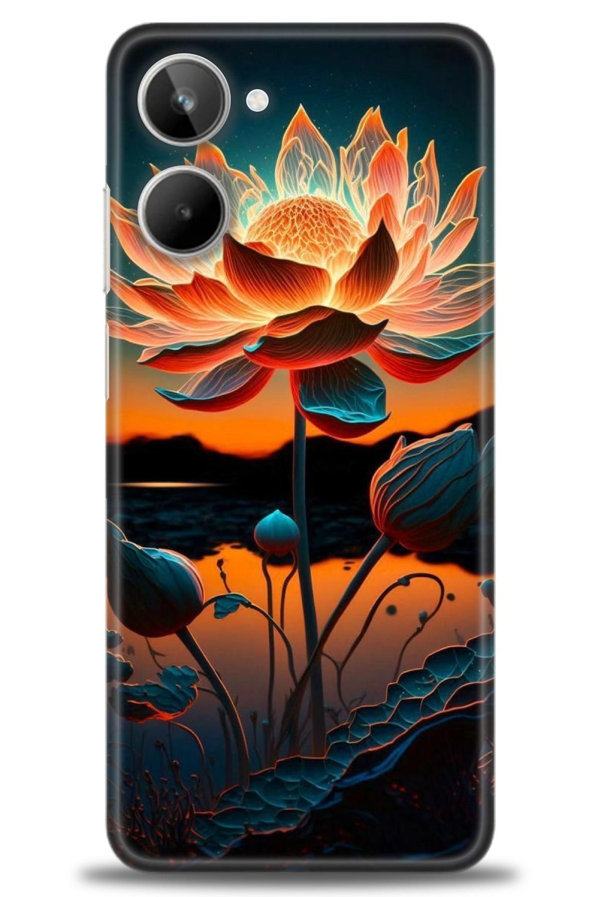 realme 10 4G İle Uyumlu HD Baskılı Desenli Silikon Kılıf - 356