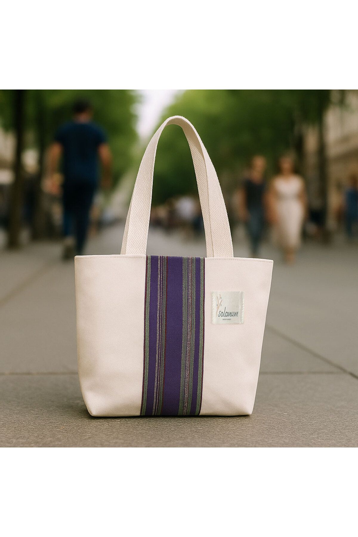 Solanum Ehil – Büyük Boy El Yapımı Tote