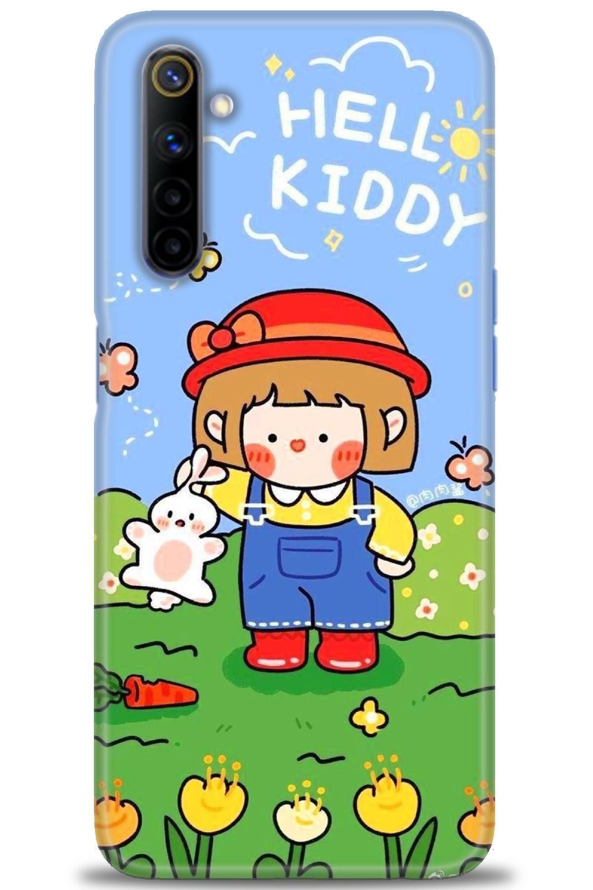 realme 6 İle Uyumlu HD Baskılı Desenli Silikon Kılıf - 518