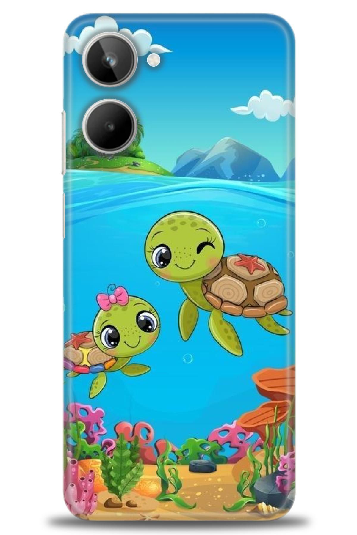 realme 10 4G İle Uyumlu HD Baskılı Desenli Silikon Kılıf - 389