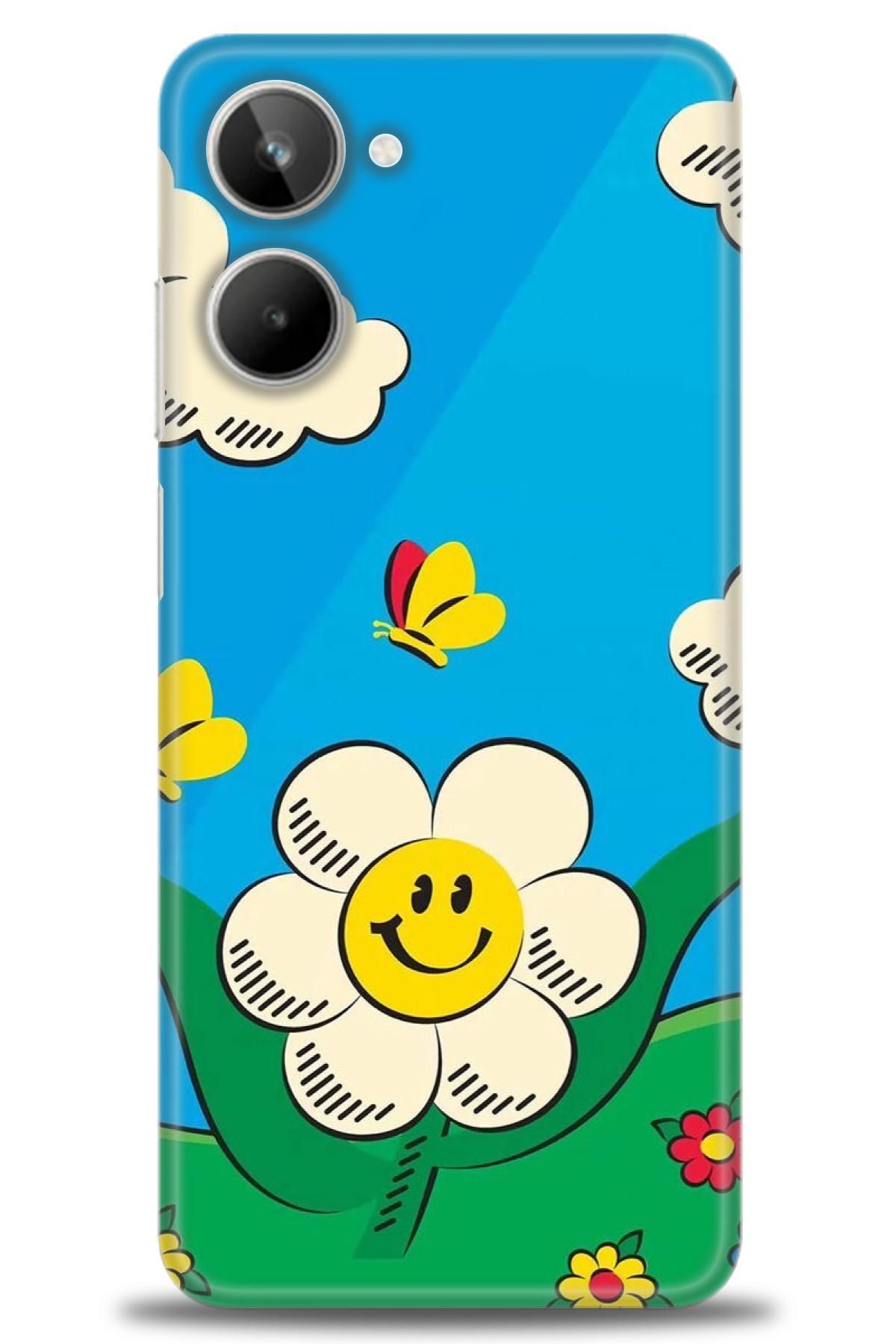 realme 10 4G İle Uyumlu HD Baskılı Desenli Silikon Kılıf - 317